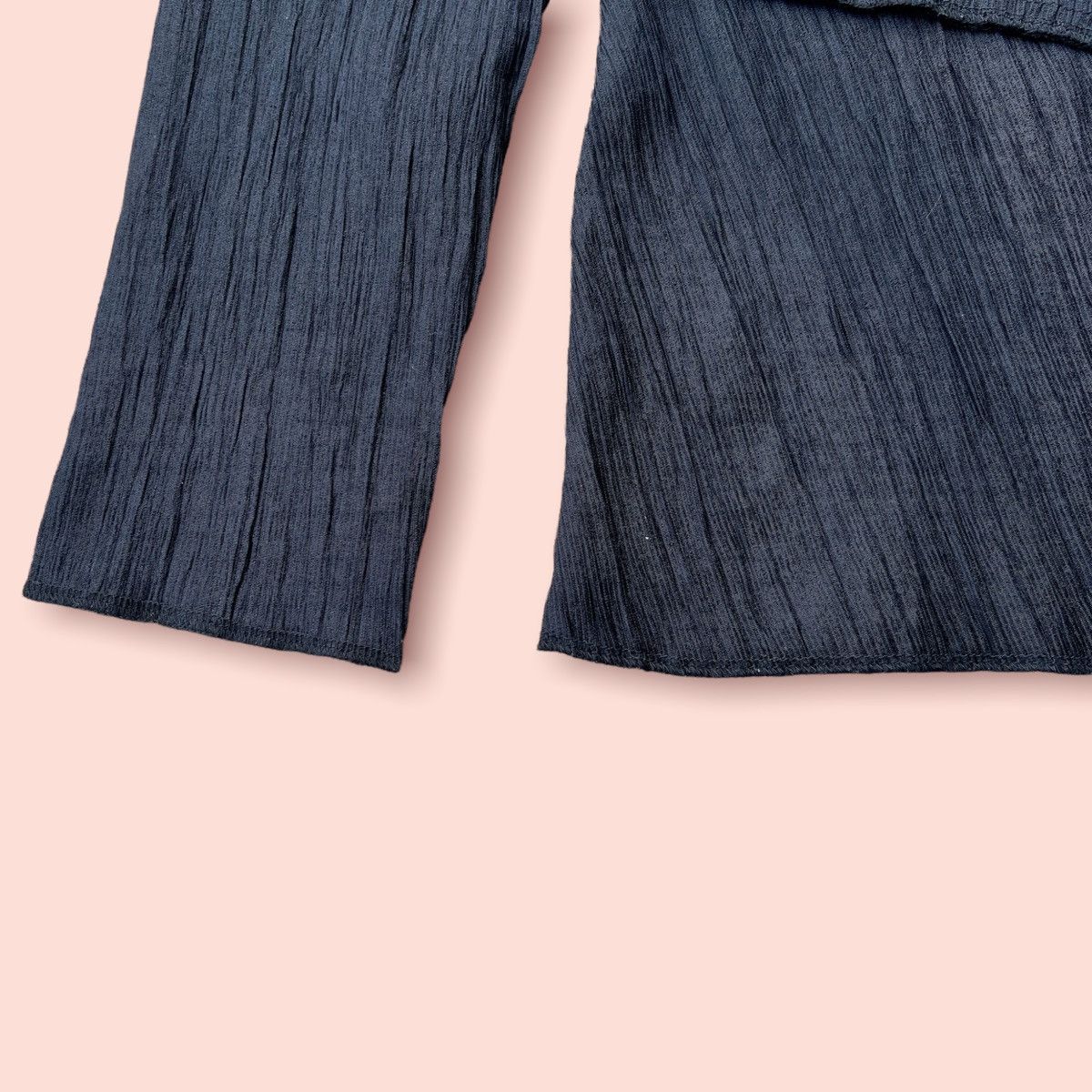 Japanese Brand × Pleats Please Issey Miyake × Vintage VINTAGE NICOLE CLUB PLEATED SHIRT Size M / US 6-8 / IT 42-44 - 9 Thumbnail