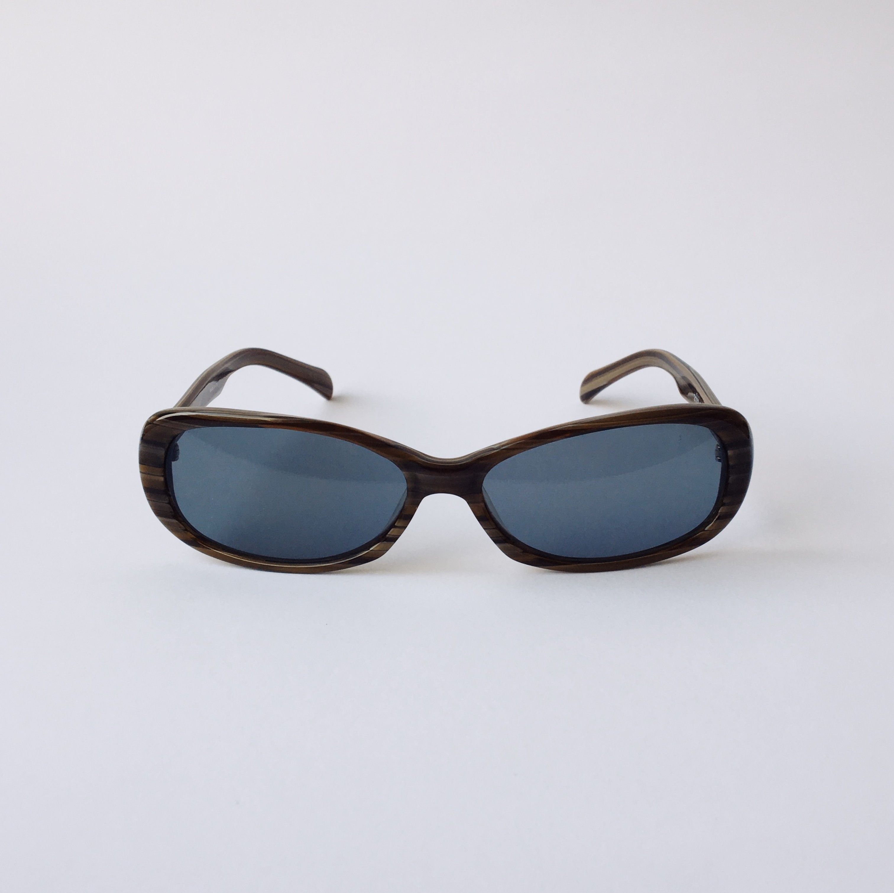 Vintage DE VALENTINI Vintage Square Frame Gray Blue Sunglasses 90s Size ONE SIZE - 1 Thumbnail