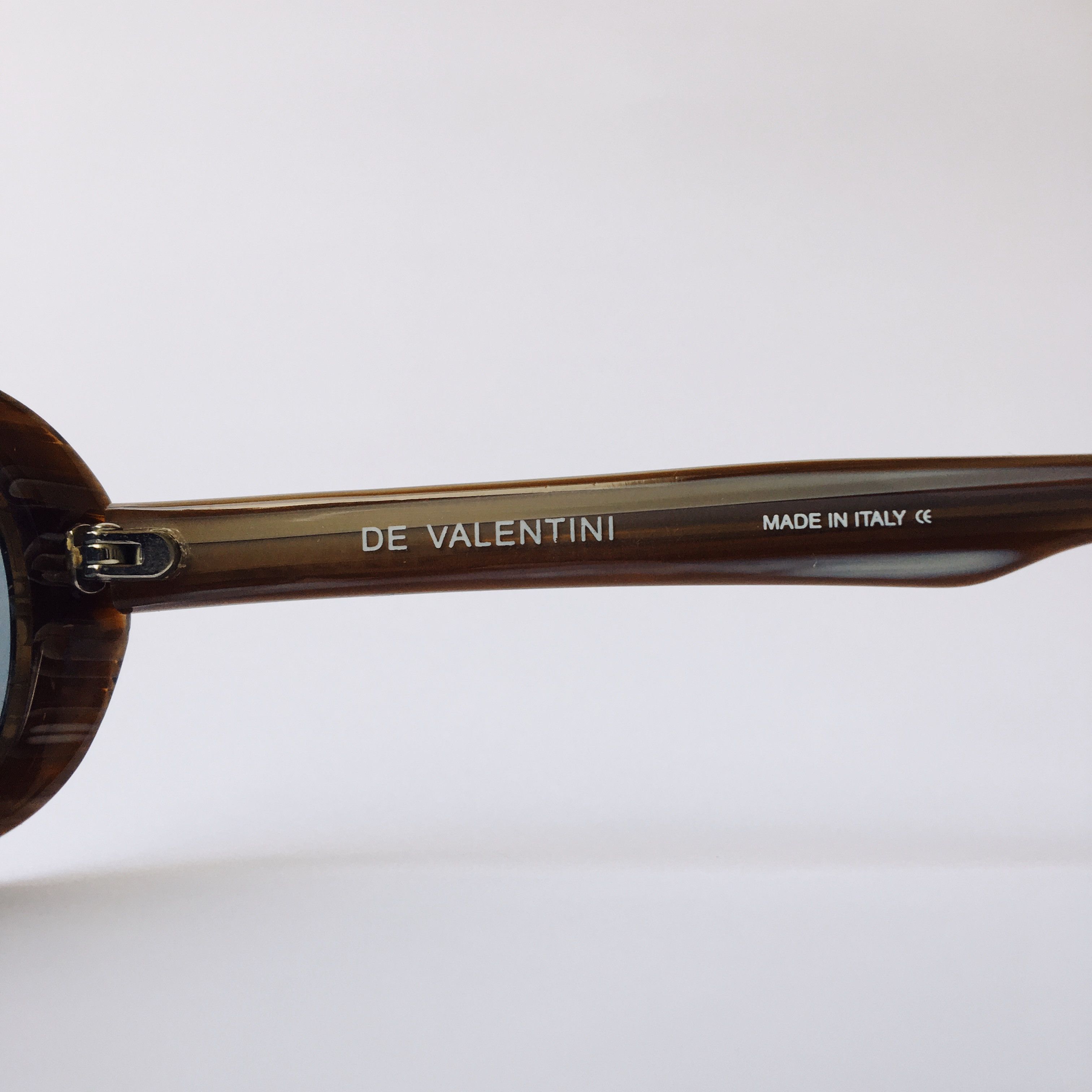 Vintage DE VALENTINI Vintage Square Frame Gray Blue Sunglasses 90s Size ONE SIZE - 6 Thumbnail