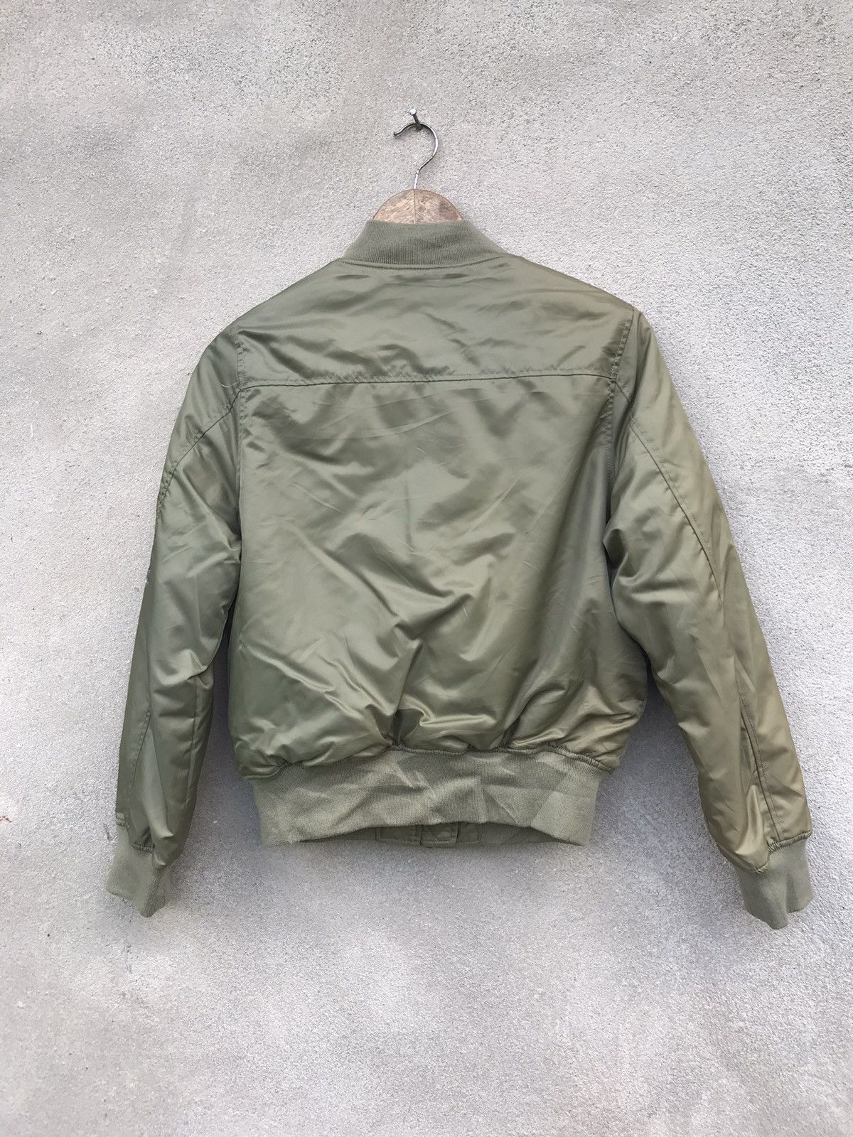 Japanese Brand MA1 HEATHER BOMBER JACKET Size US S / EU 44-46 / 1 - 5 Thumbnail
