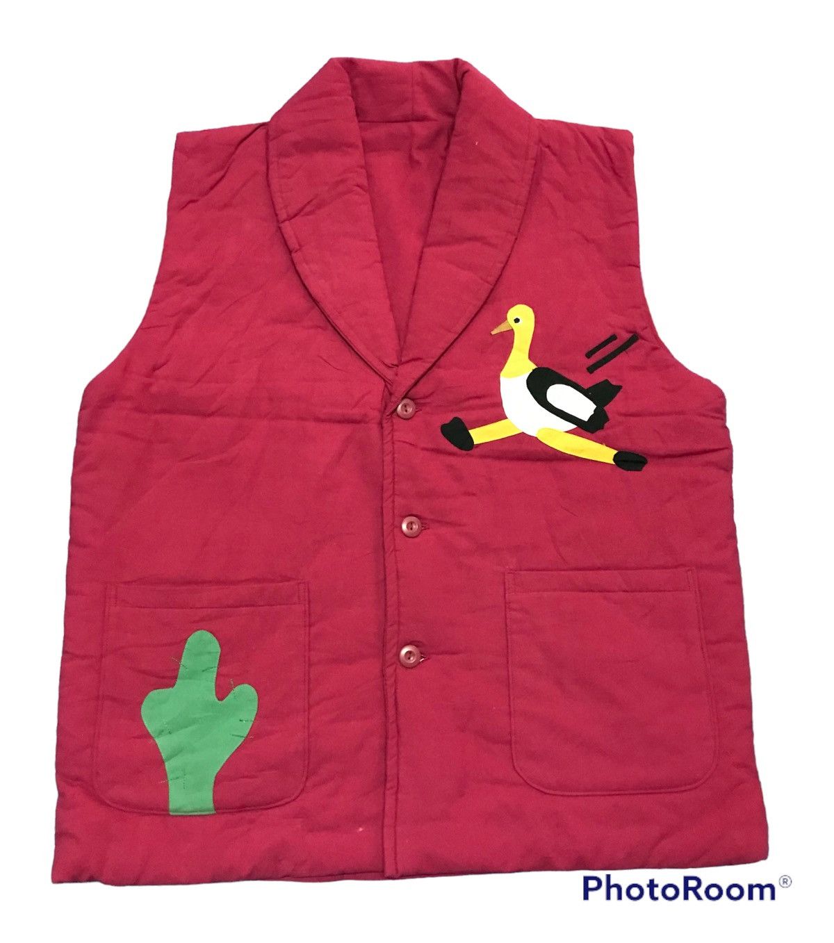 Vintage Vintage 70s folk ART Handmade Vests Size US XL / EU 56 / 4 - 2 Thumbnail