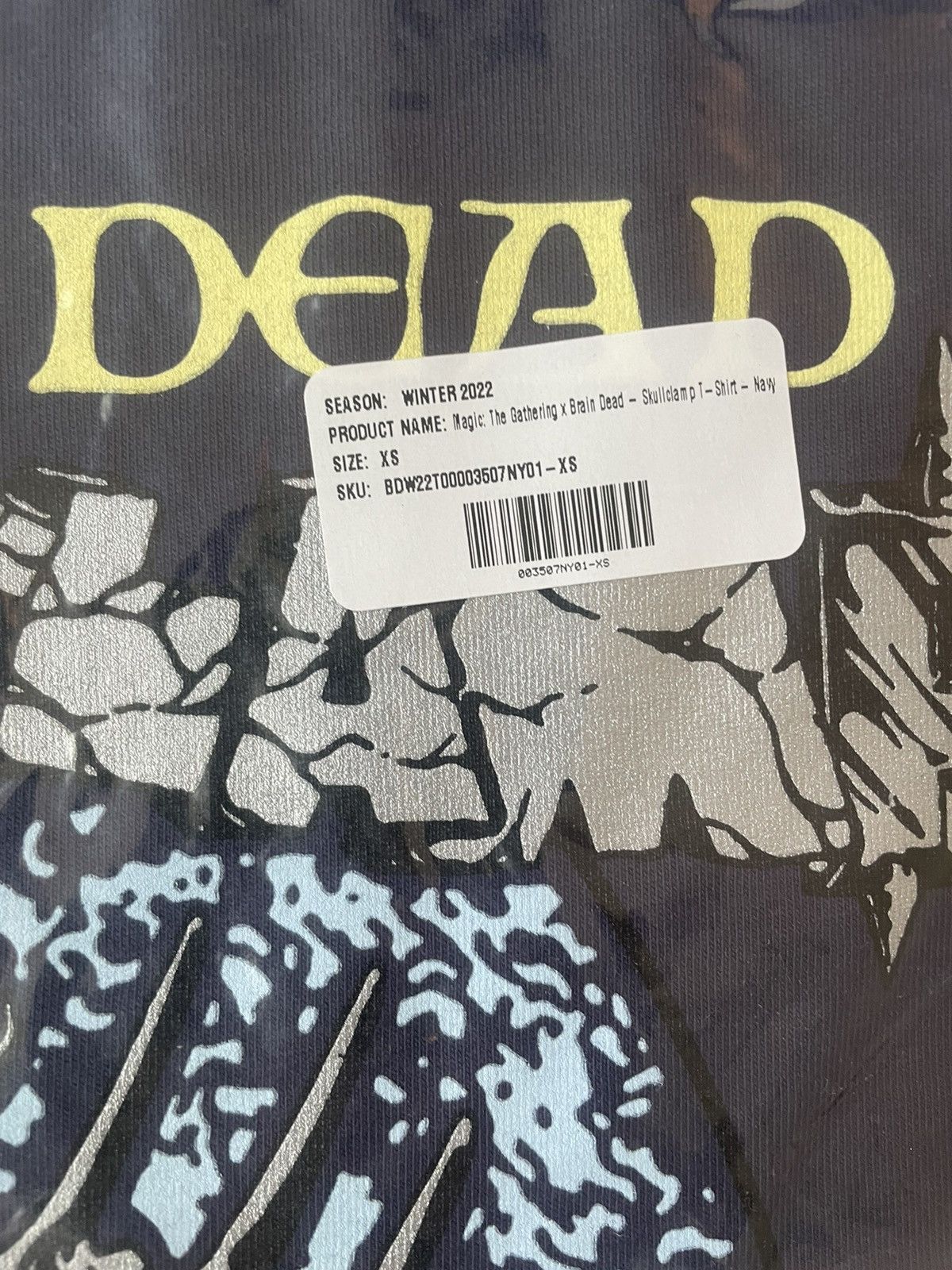 Brain Dead Brain Dead x Magic: The Gathering Skullclamp T-Shirt - Navy Size US XS / EU 42 / 0 - 5 Thumbnail