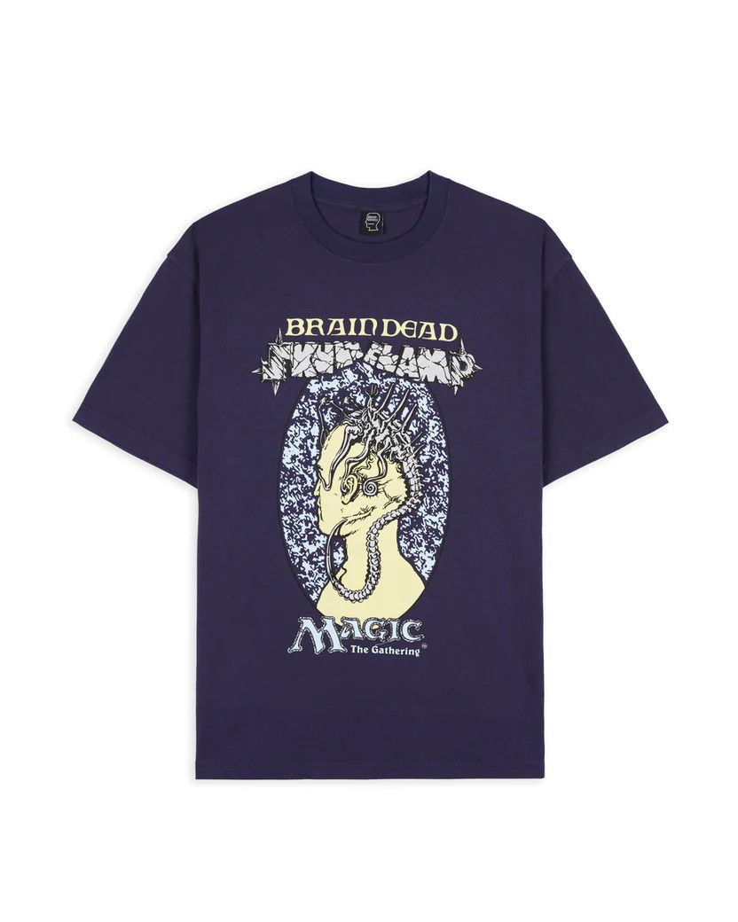 Brain Dead Brain Dead x Magic: The Gathering Skullclamp T-Shirt - Navy Size US XS / EU 42 / 0 - 1 Thumbnail