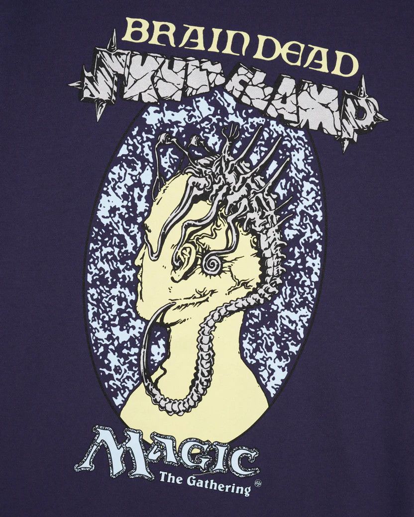 Brain Dead Brain Dead x Magic: The Gathering Skullclamp T-Shirt - Navy Size US XS / EU 42 / 0 - 8 Thumbnail