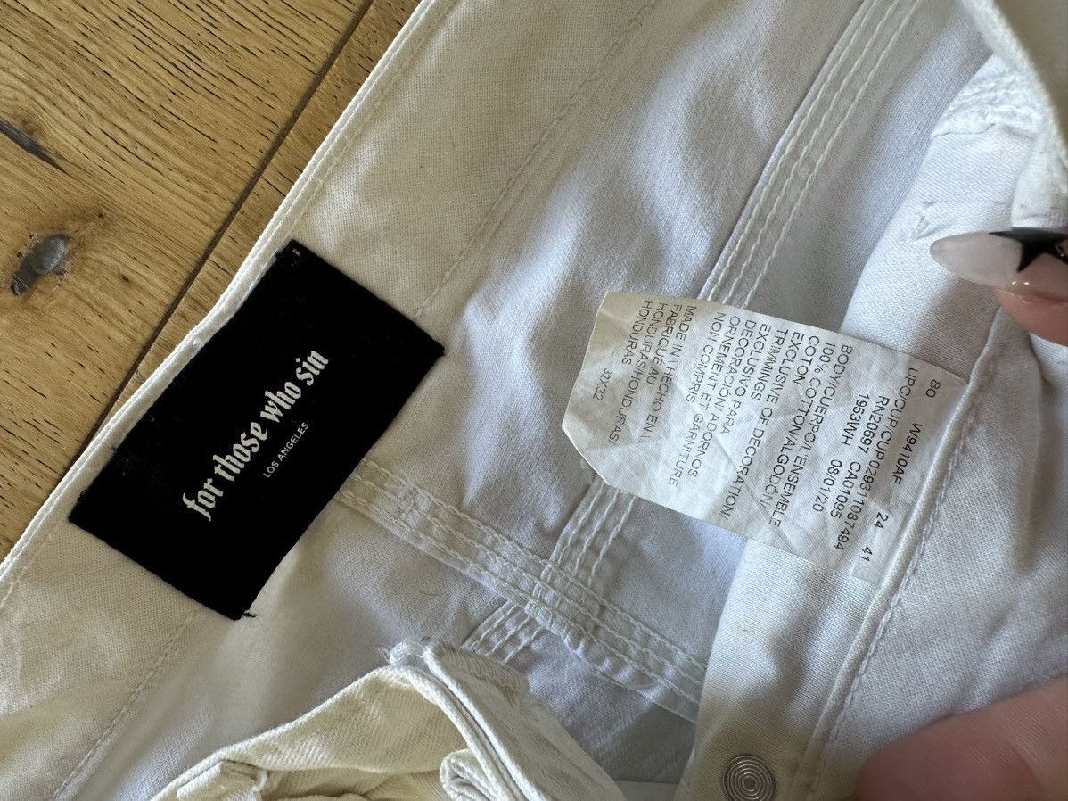 For Those Who Sin FTWS X Terry Urban 1 of 1 hand drawn work pant Size US 32 / EU 48 - 5 Thumbnail