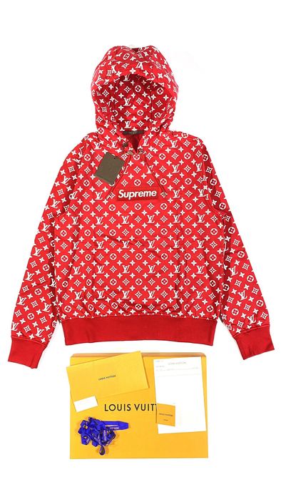 How much is a hotsell supreme louis vuitton hoodie