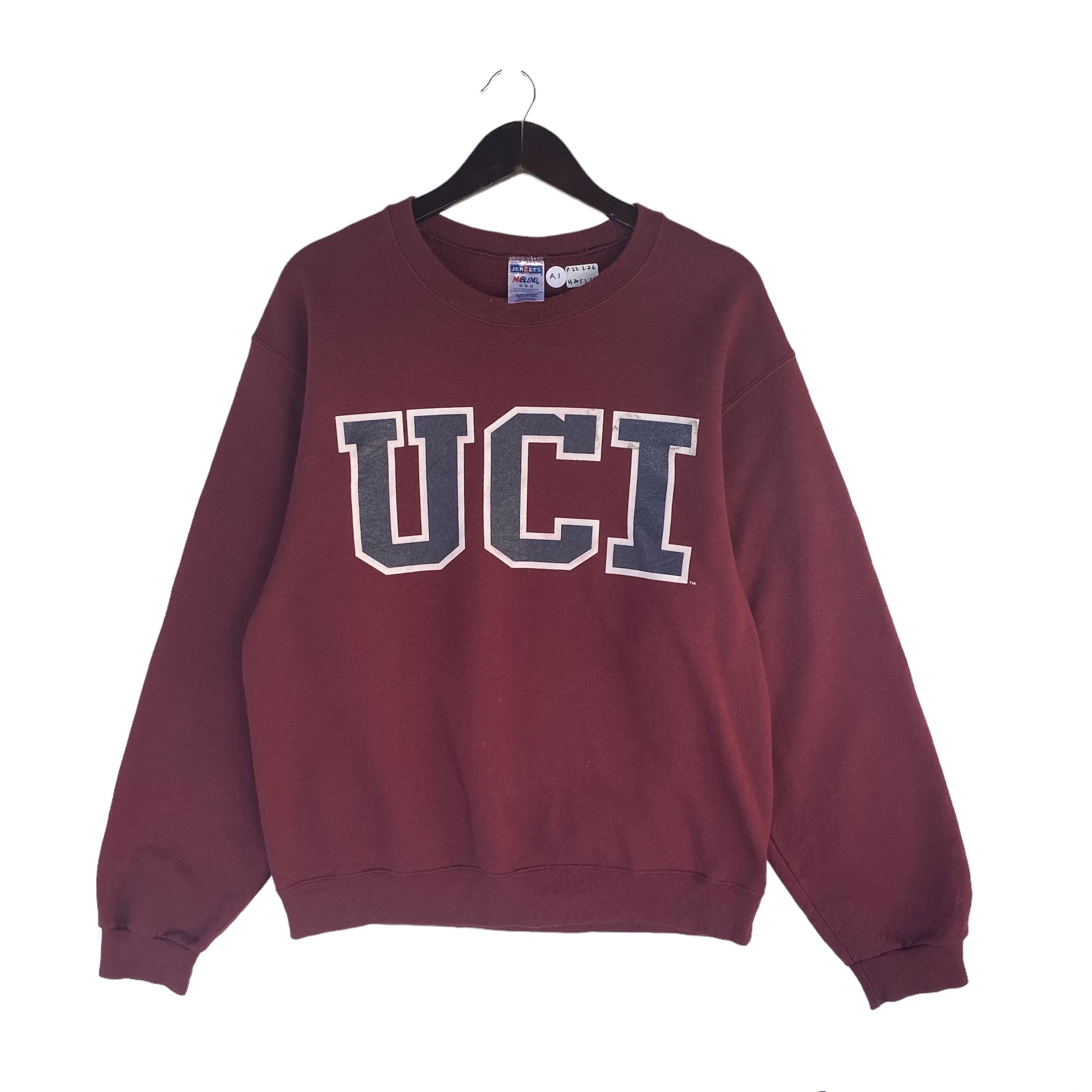 Jerzees × Vintage VINTAGE UCI University of California Irvine rare Sweatshirt Size US M / EU 48-50 / 2 - 1 Thumbnail