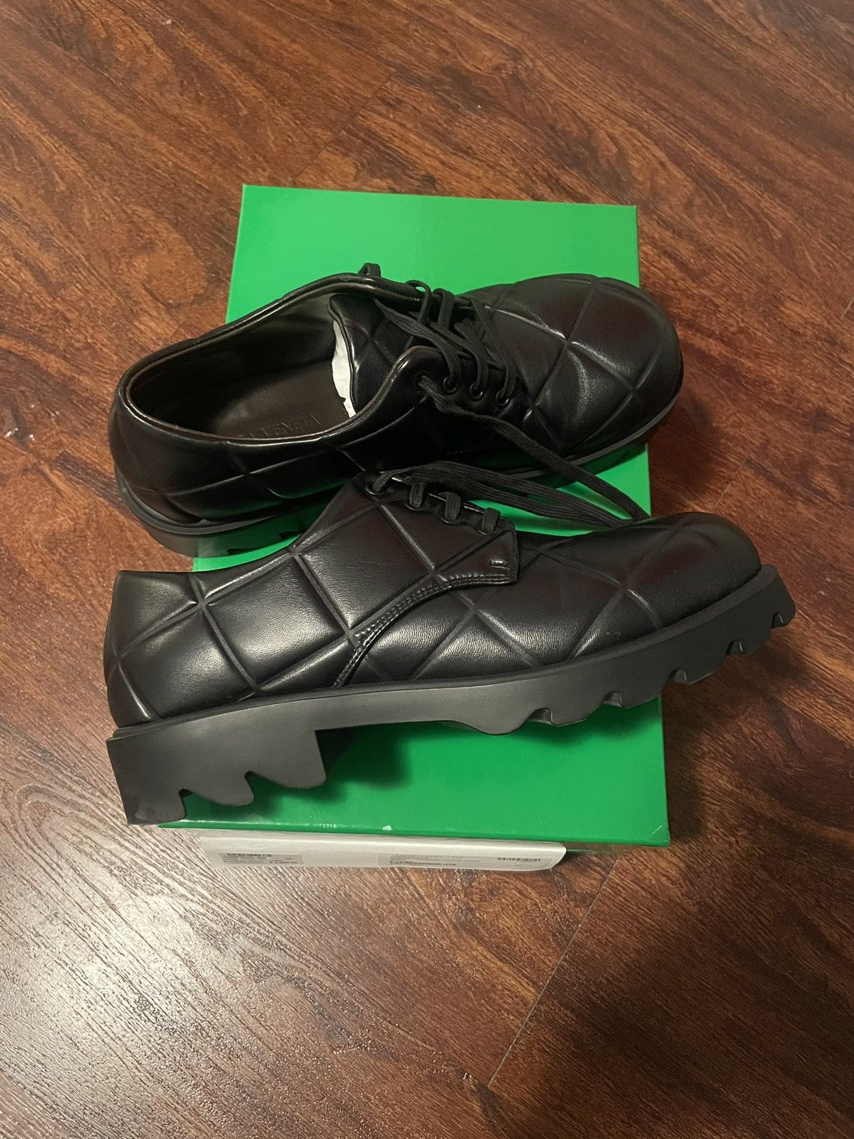 Bottega Veneta Bottega Veneta Strut Grid Derby Boots | Grailed