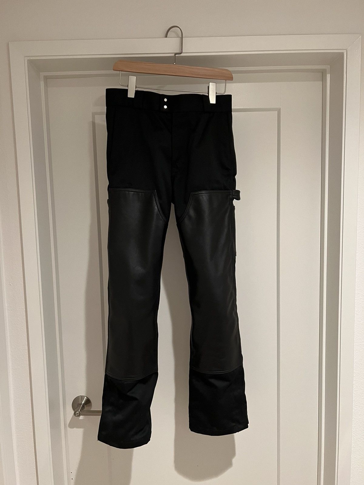 Vuja De Vuja de Adagio double knee leather pants | Grailed