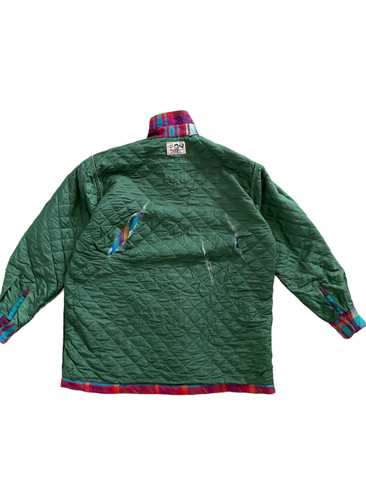 Flannel × Japanese Brand × Vintage Vintage 70's GREAT TOUR wool jacket button Multicolour Size US L / EU 52-54 / 3 - 9 Thumbnail