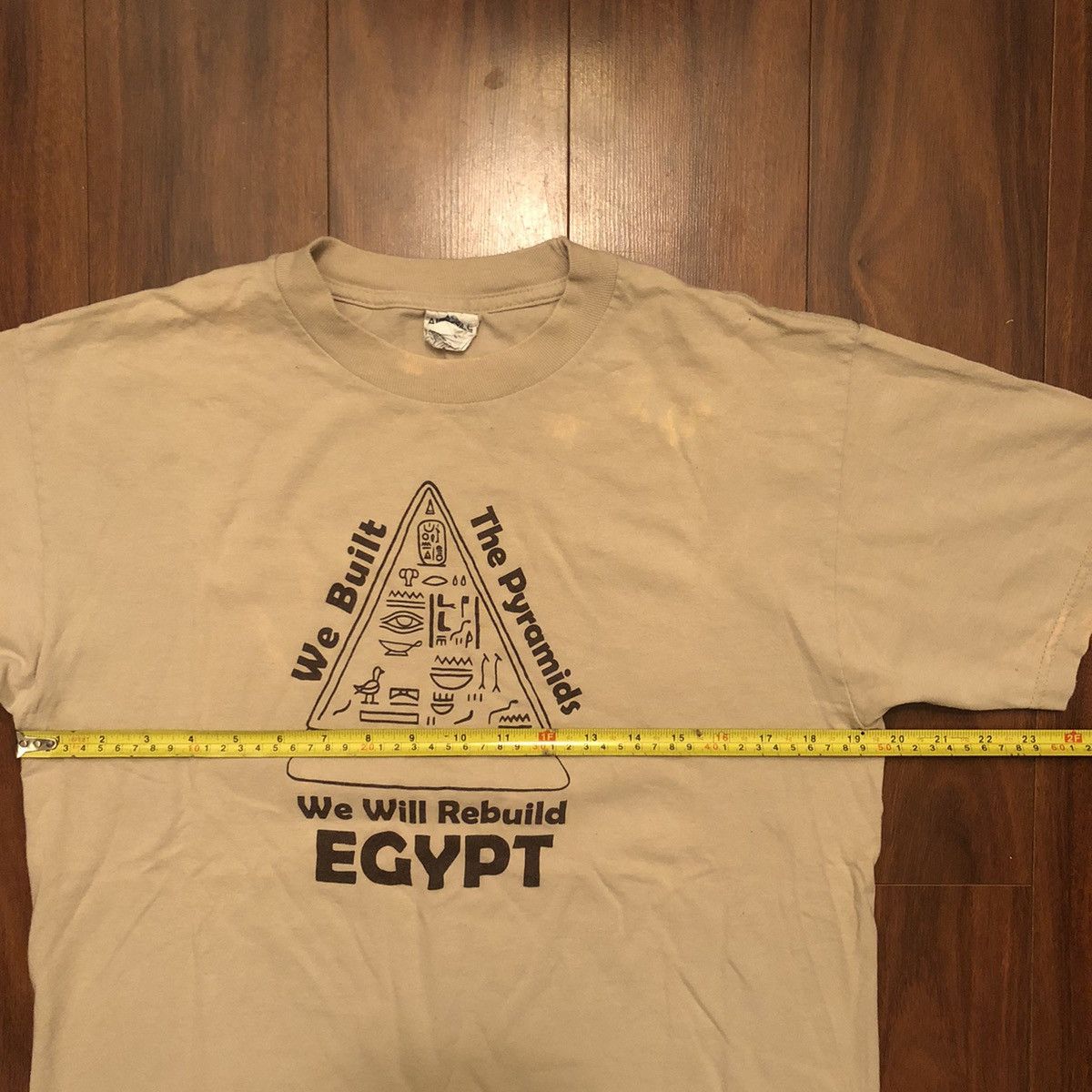 Vintage Vintage 90s Rebuild Egypt Pyramids Desert Graphic T-shirt Size US M / EU 48-50 / 2 - 2 Thumbnail
