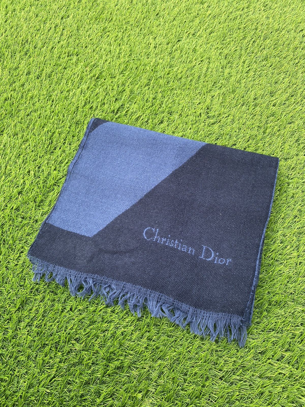 Vintage Christian Dior Merinowool Muffler Scarf