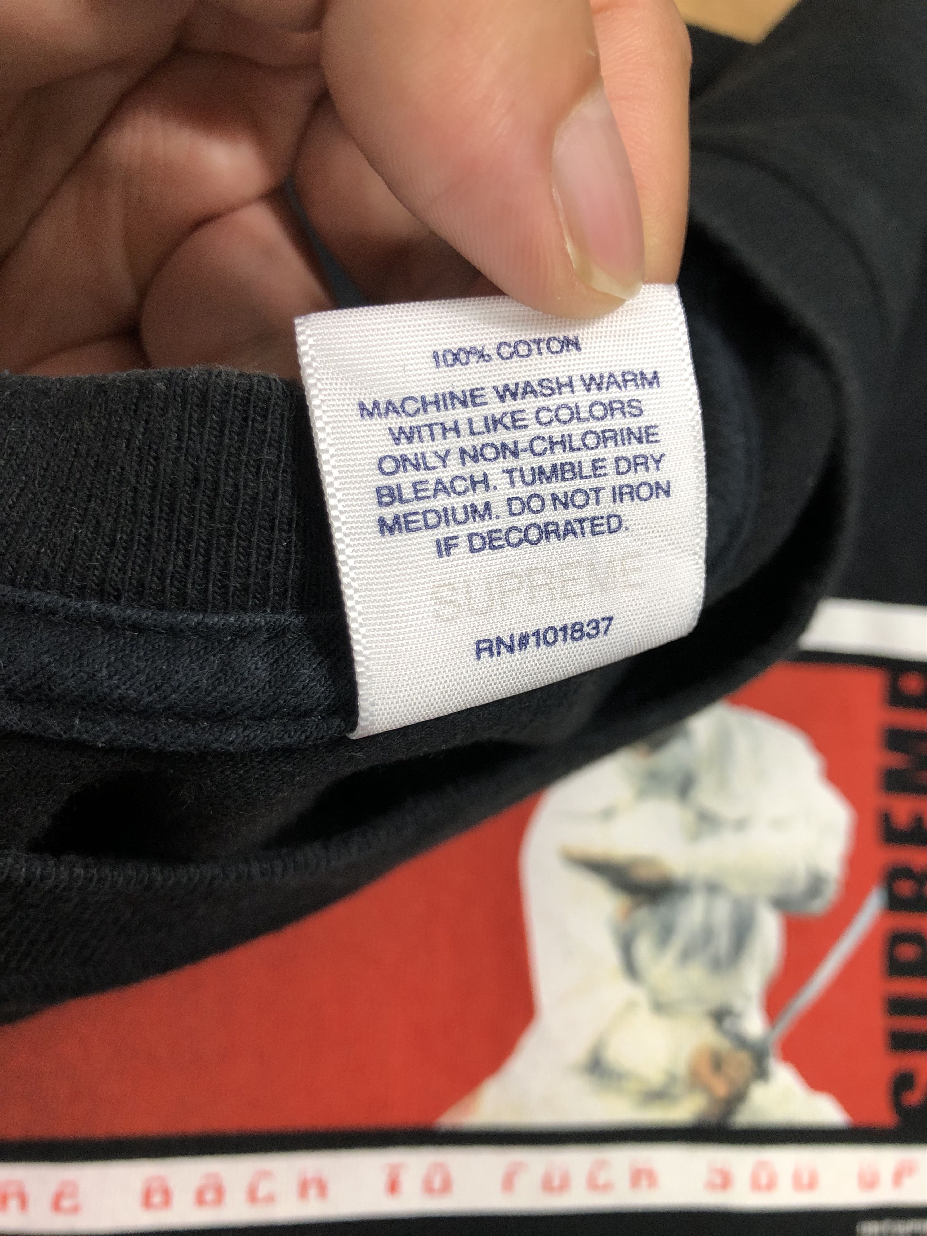 Supreme FW19 NINJA BACK TO FUCK YOU UP Size US L / EU 52-54 / 3 - 6 Thumbnail