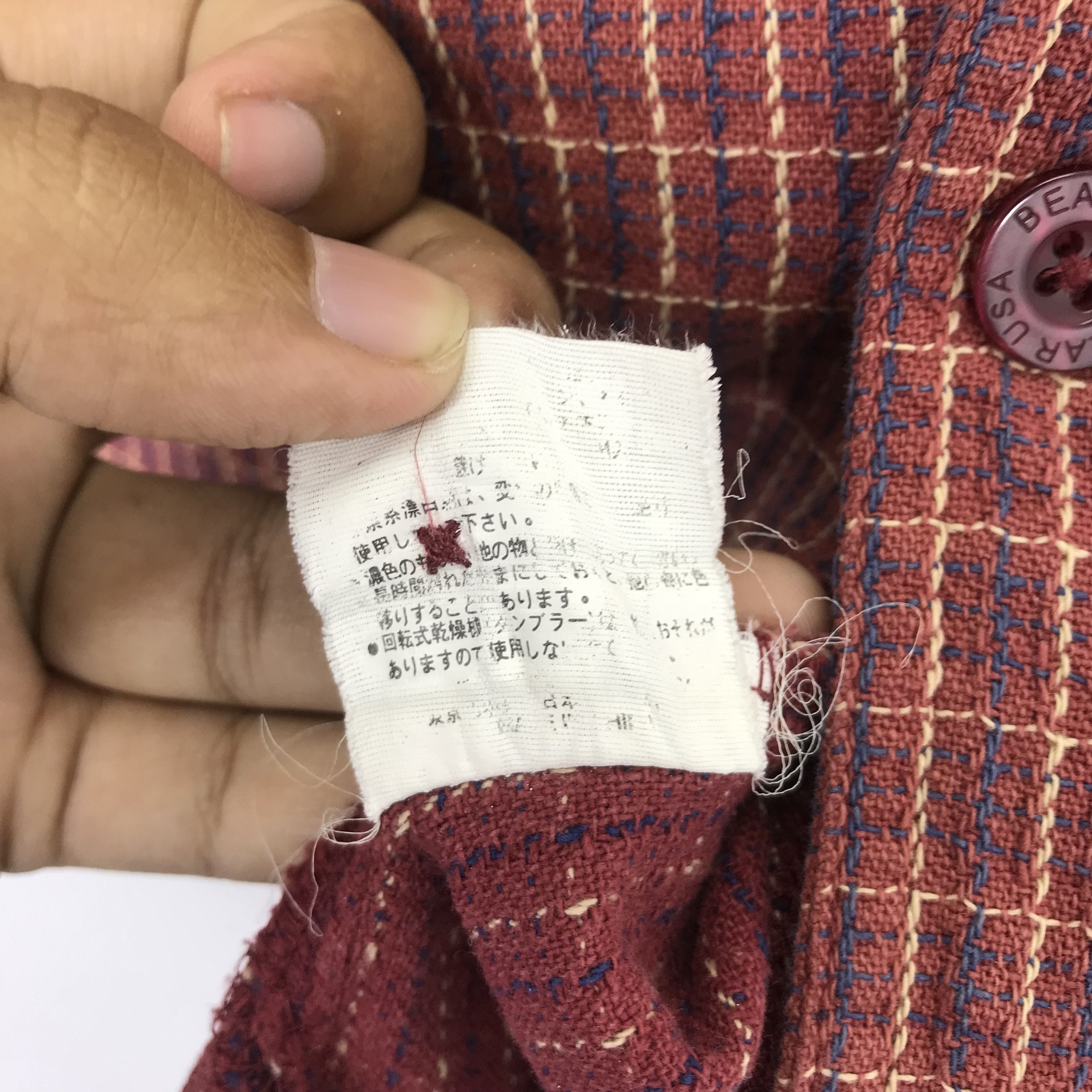 Vintage Vintage Bear Usa Double Pocket Plaid Shadow Tartan Size US L / EU 52-54 / 3 - 10 Thumbnail
