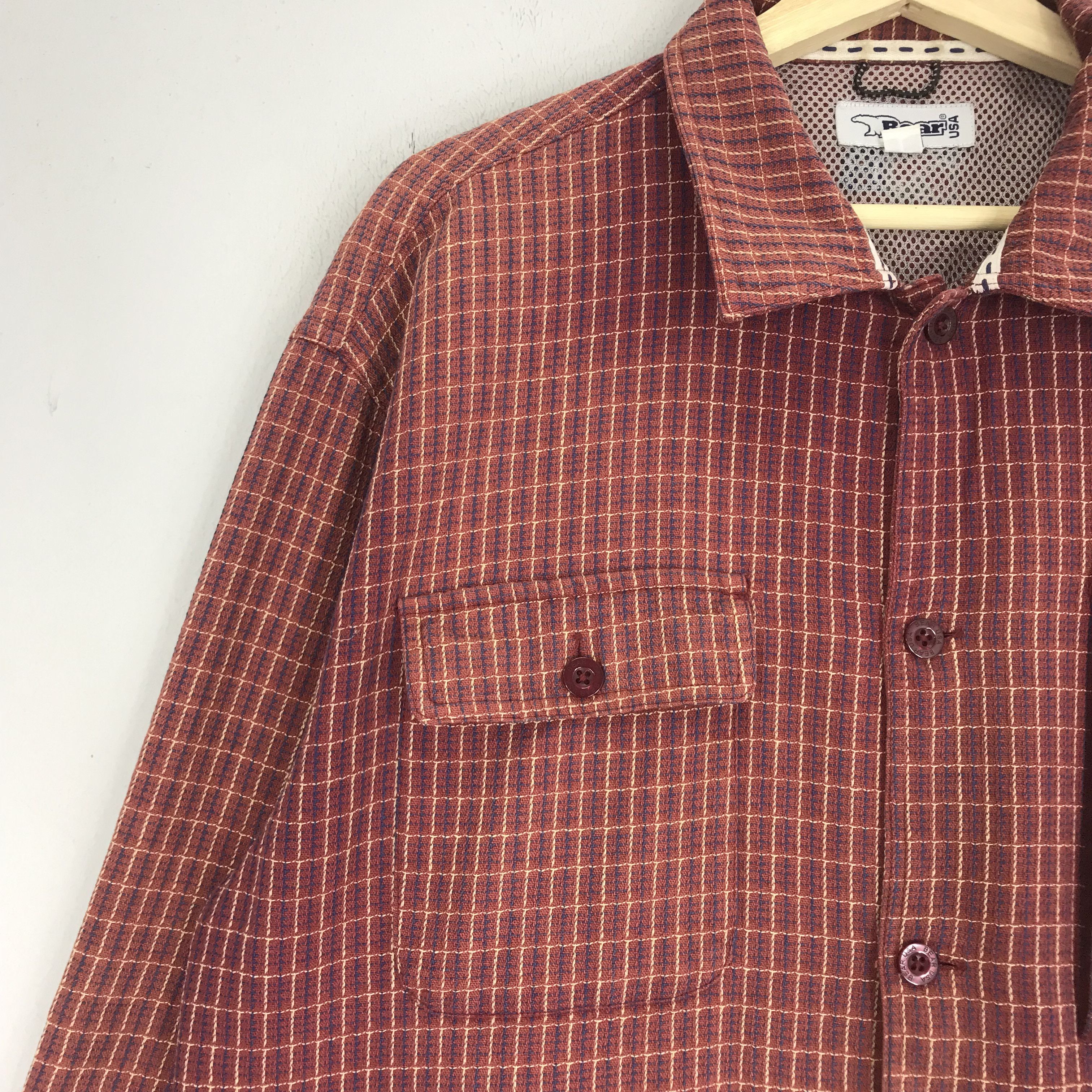 Vintage Vintage Bear Usa Double Pocket Plaid Shadow Tartan Size US L / EU 52-54 / 3 - 5 Thumbnail