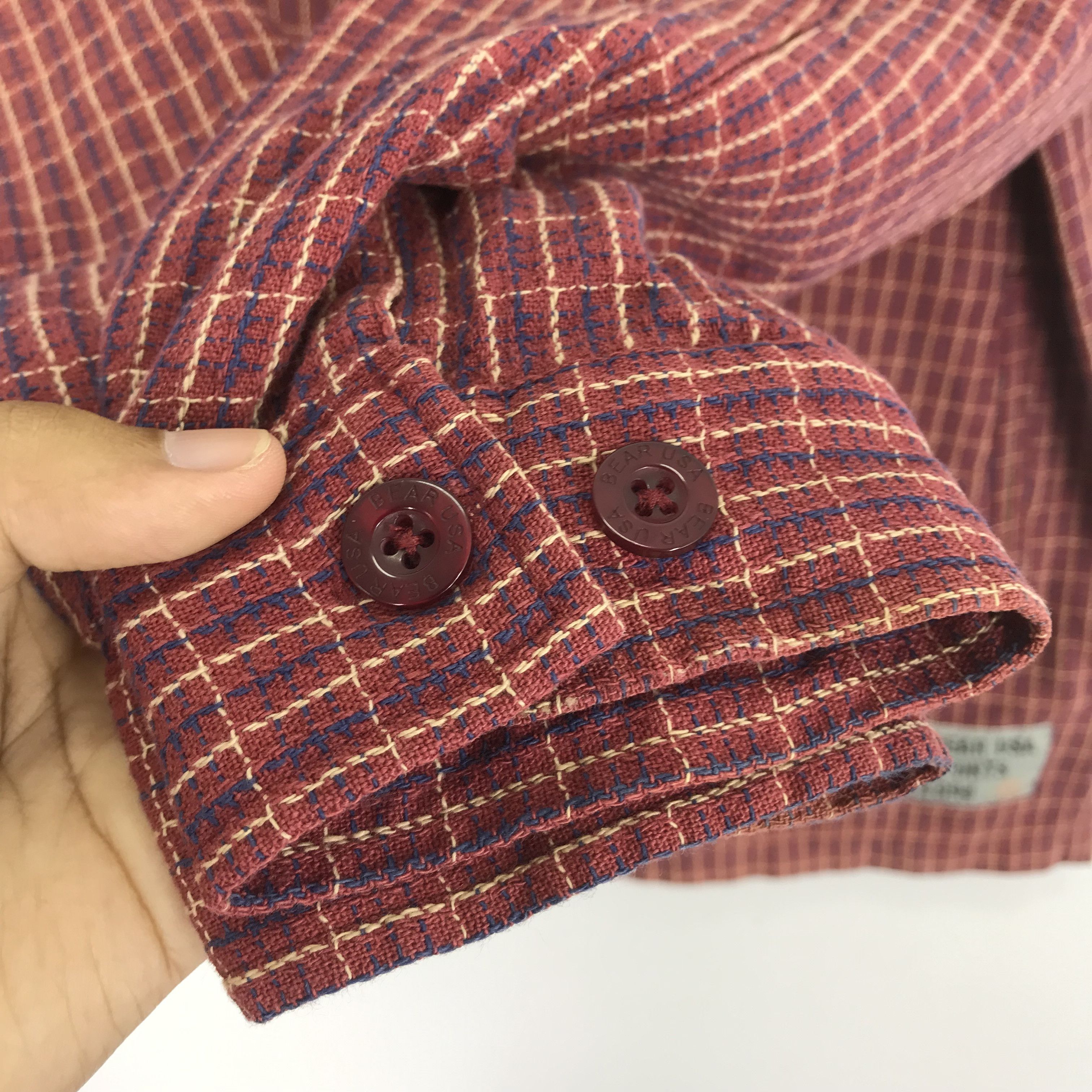 Vintage Vintage Bear Usa Double Pocket Plaid Shadow Tartan Size US L / EU 52-54 / 3 - 7 Thumbnail
