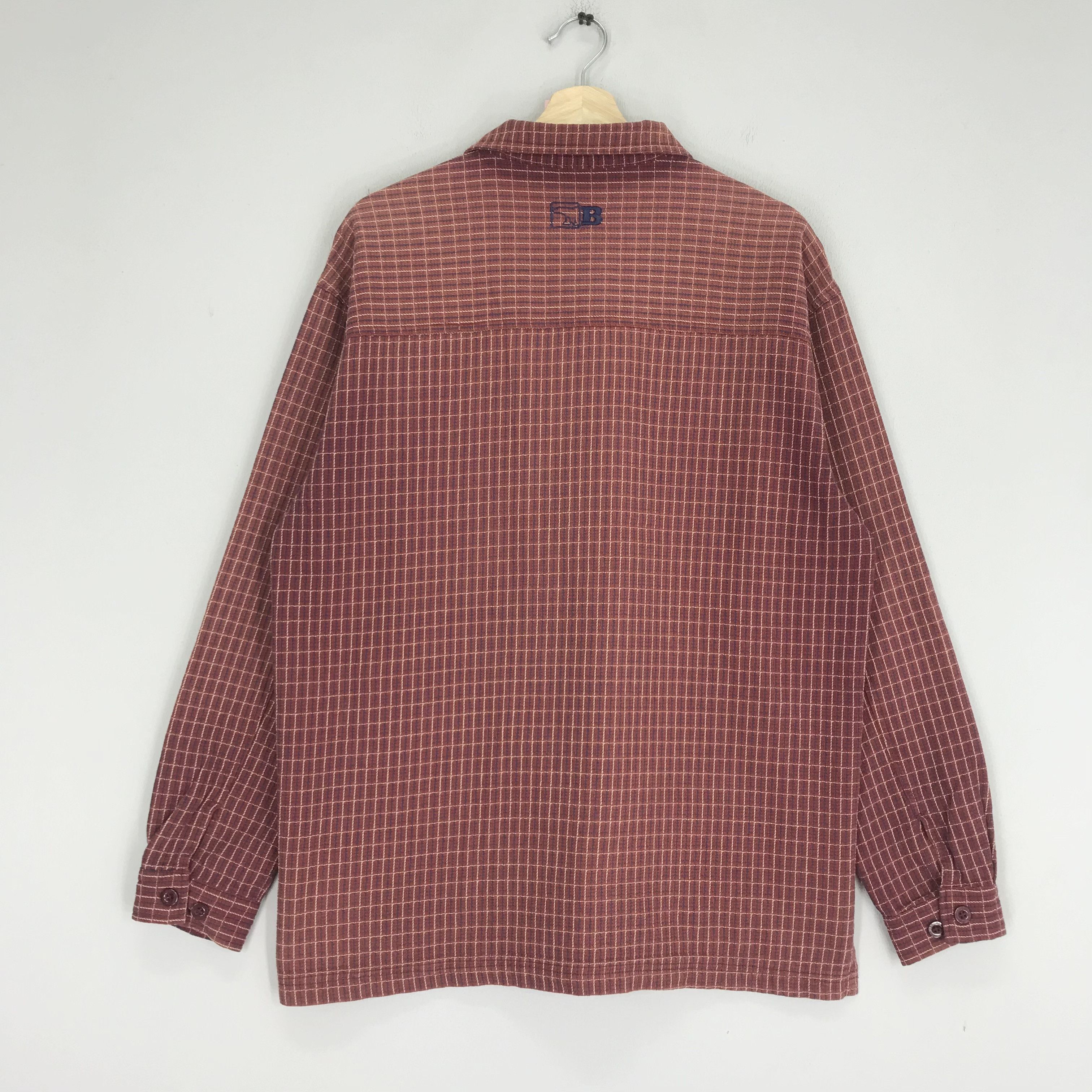 Vintage Vintage Bear Usa Double Pocket Plaid Shadow Tartan Size US L / EU 52-54 / 3 - 2 Thumbnail