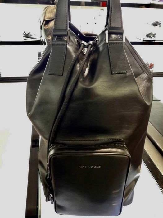 Dior Dior Homme Marine Bag Backpack Side bag Leather Black $4600 Size ONE SIZE - 1 Preview