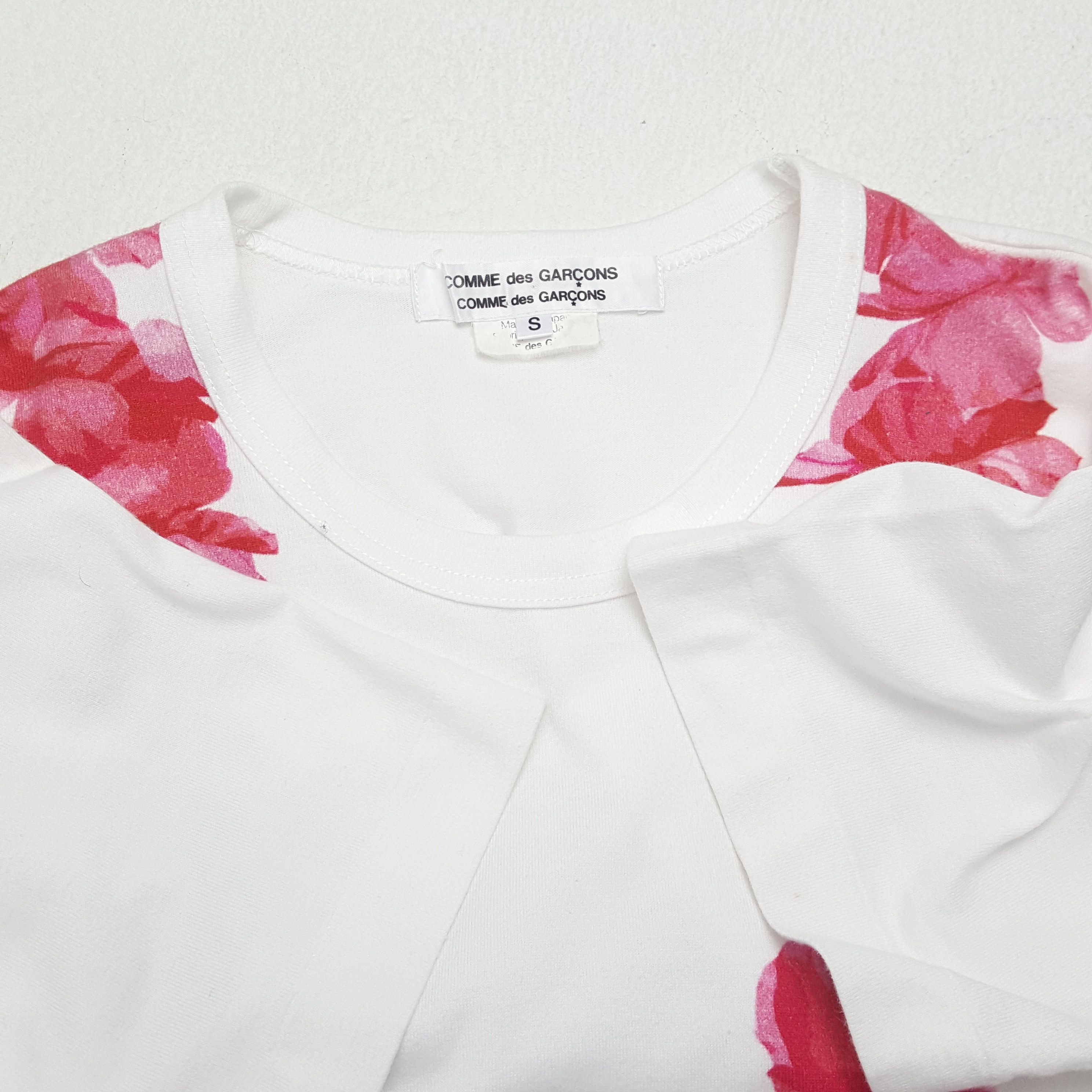 Comme des Garcons × Japanese Brand × Vintage Vintage COMME DES GARCONS Flower Flora Design T-Shirt Size US S / EU 44-46 / 1 - 5 Thumbnail