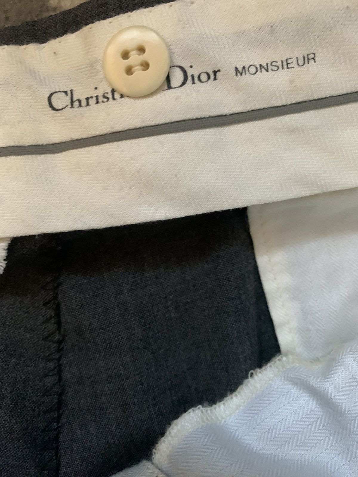 Christian Dior Monsieur × Vintage Vintage Christian Dior Monsieur pleated dress pants trousers Size US 36 / EU 52 - 3 Thumbnail