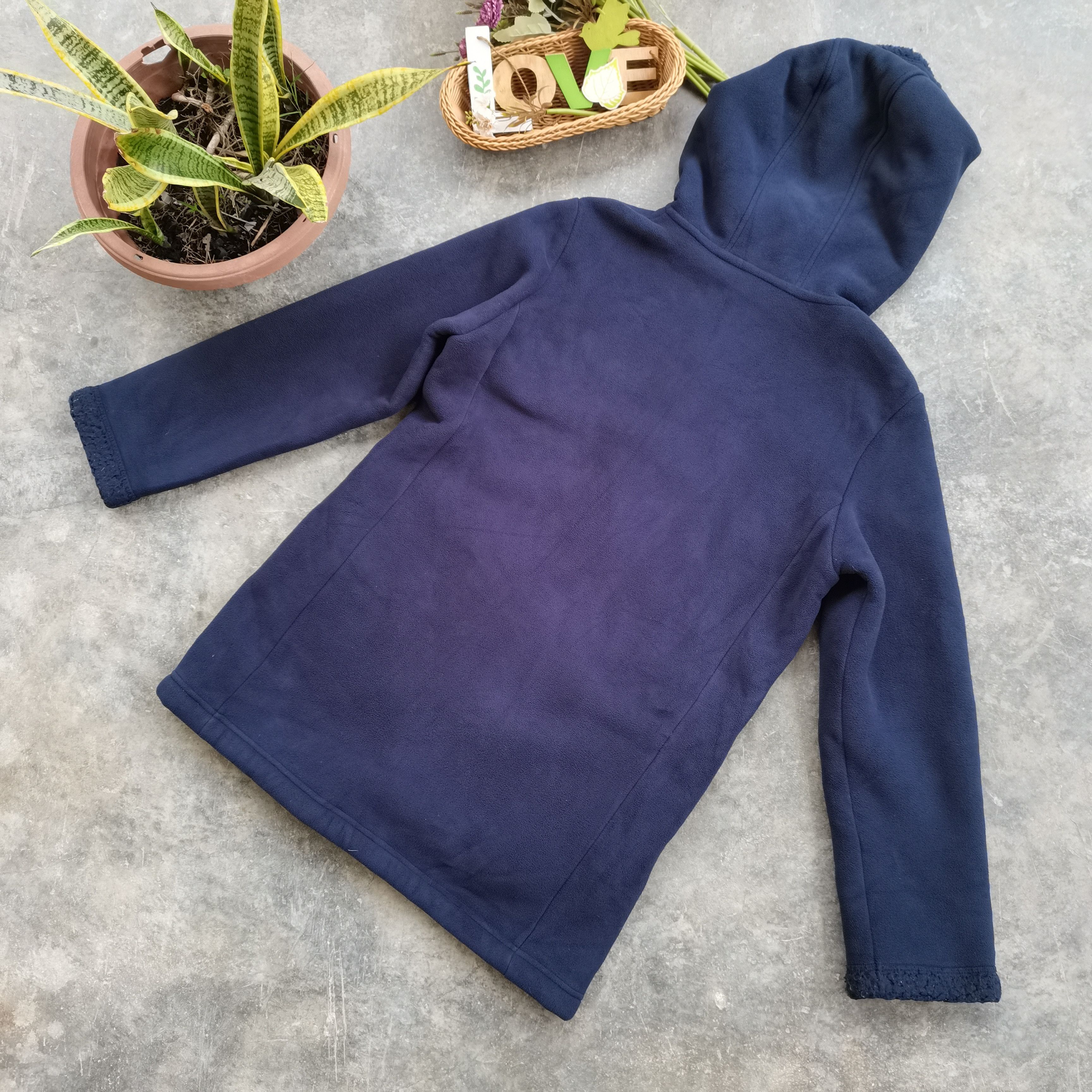 Japanese Brand × Vintage UNIQLO Deep Pile Fleece Hoodie Long Jacket Size US L / EU 52-54 / 3 - 8 Thumbnail