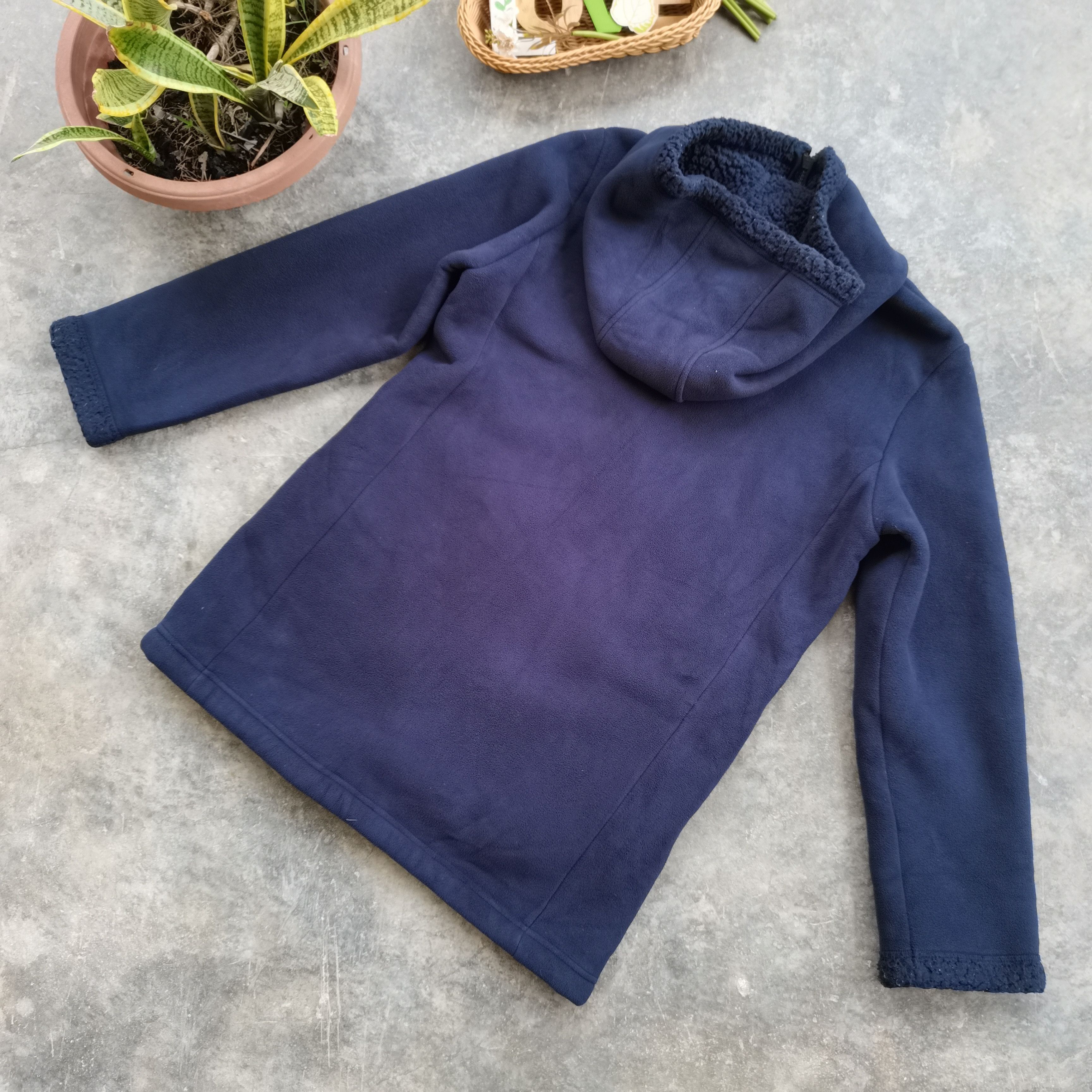 Japanese Brand × Vintage UNIQLO Deep Pile Fleece Hoodie Long Jacket Size US L / EU 52-54 / 3 - 7 Thumbnail