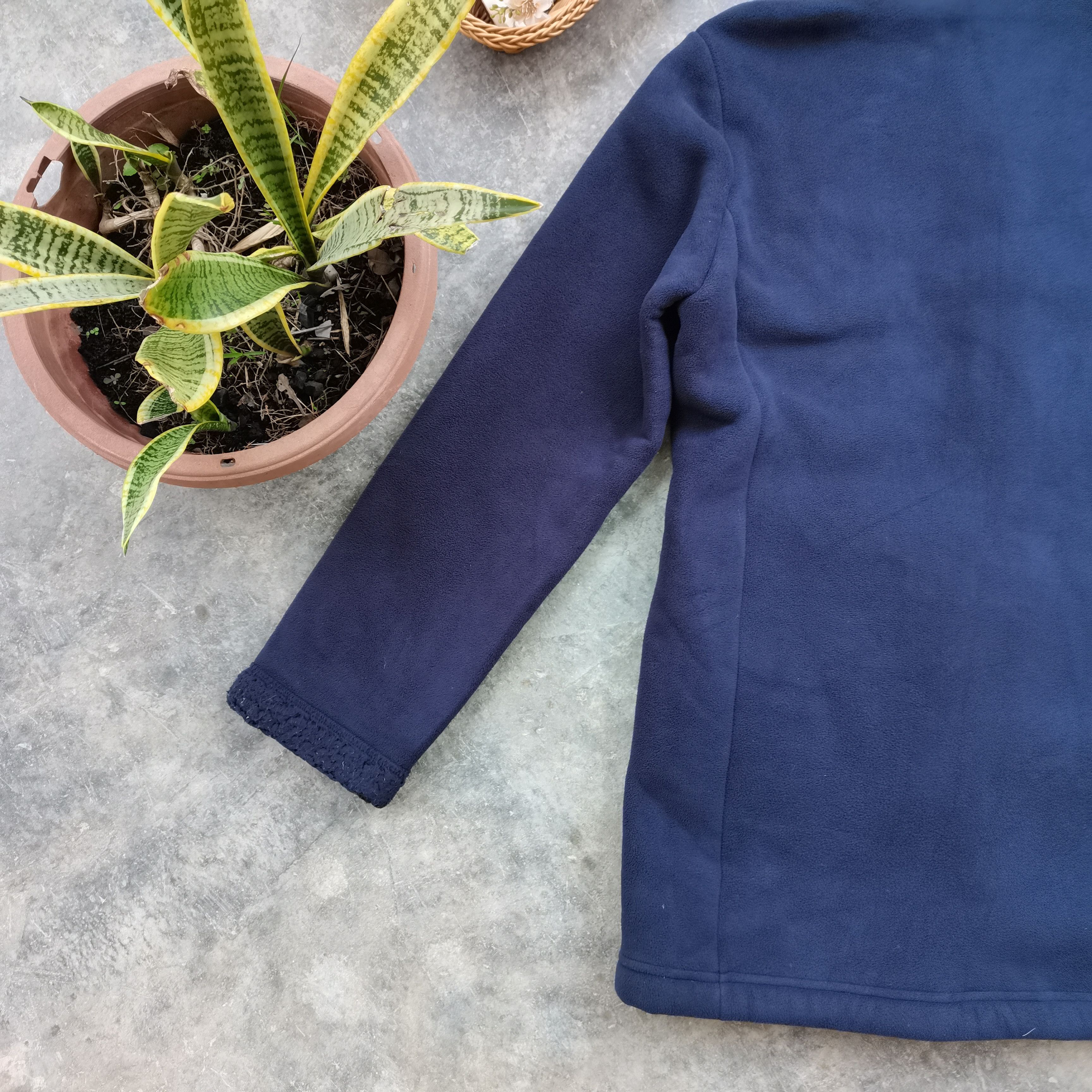 Japanese Brand × Vintage UNIQLO Deep Pile Fleece Hoodie Long Jacket Size US L / EU 52-54 / 3 - 9 Thumbnail