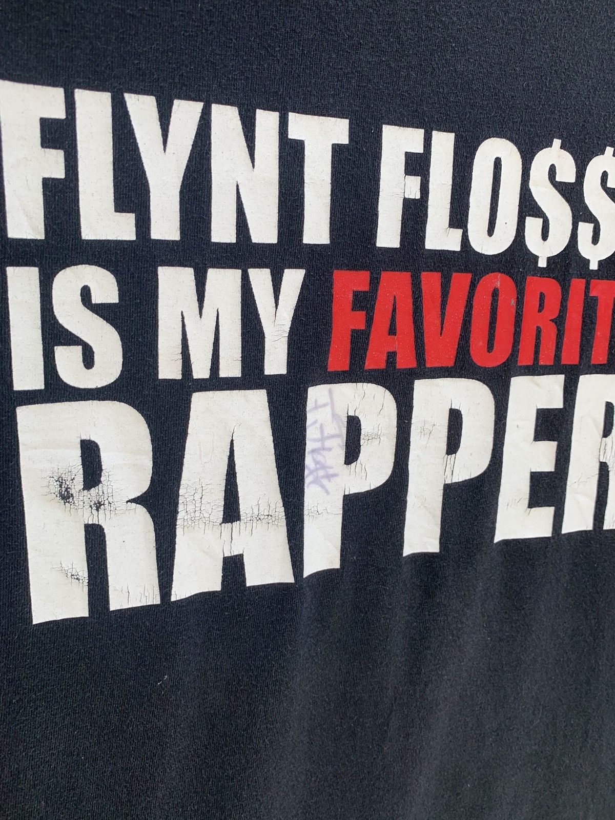 Rap Tees FLYNT FLO$$Y IS MY FAVORITE RAPPER T Shirt Size US M / EU 48-50 / 2 - 8 Thumbnail