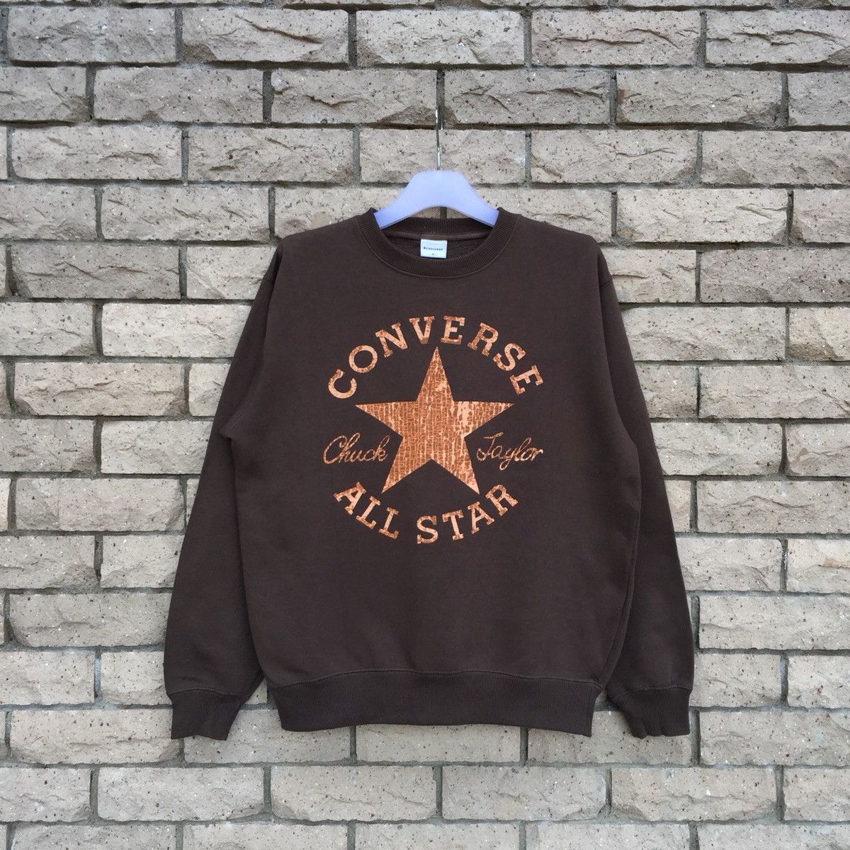 CONVERSE All Star sweatshirt spellout big logo.