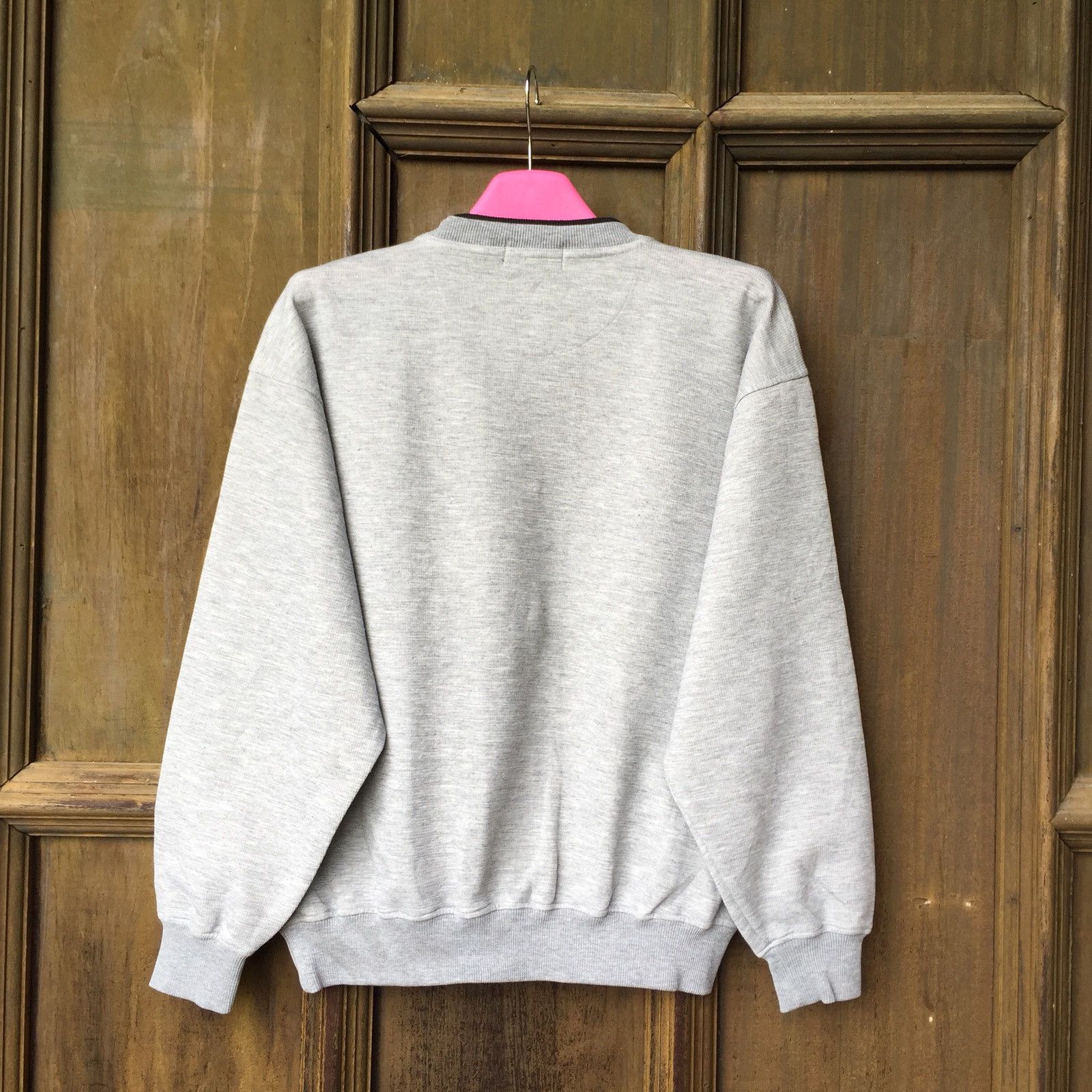 Valentino × Vintage CALRO VALENTINO sweatshirt Spell Out Embroidered Big Logo.. Size US M / EU 48-50 / 2 - 5 Thumbnail
