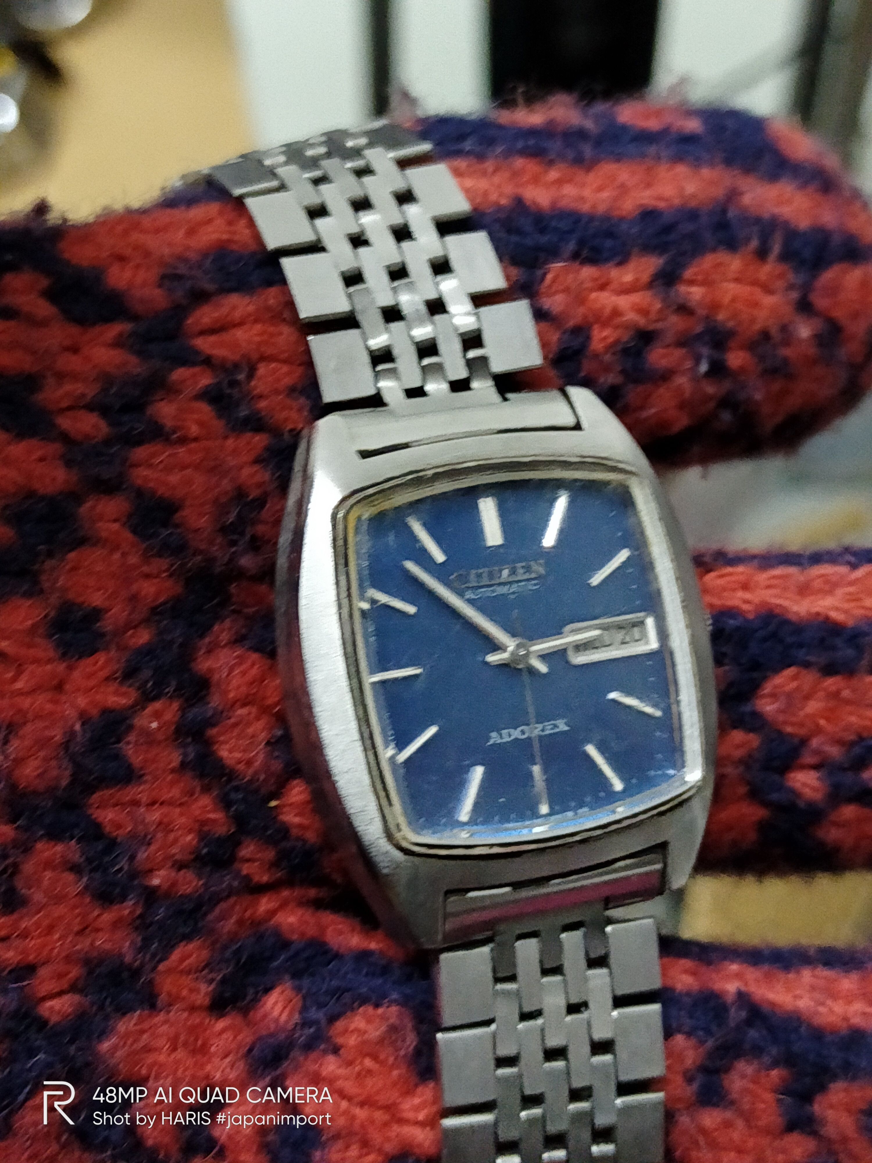 RETRO WATCH BY CITIZEN JAPAN. AUTHENTIC ITEM