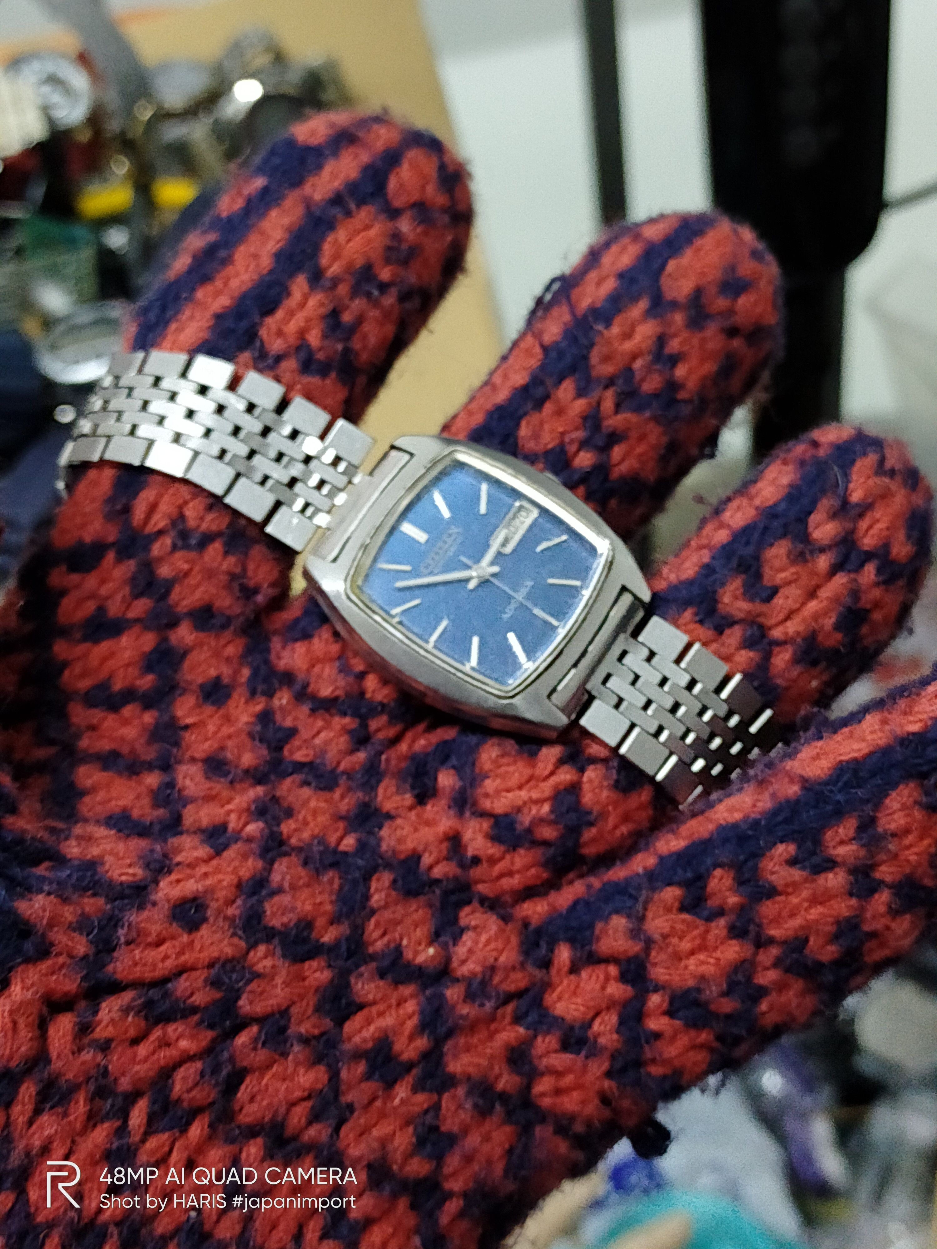 RETRO WATCH BY CITIZEN JAPAN. AUTHENTIC ITEM