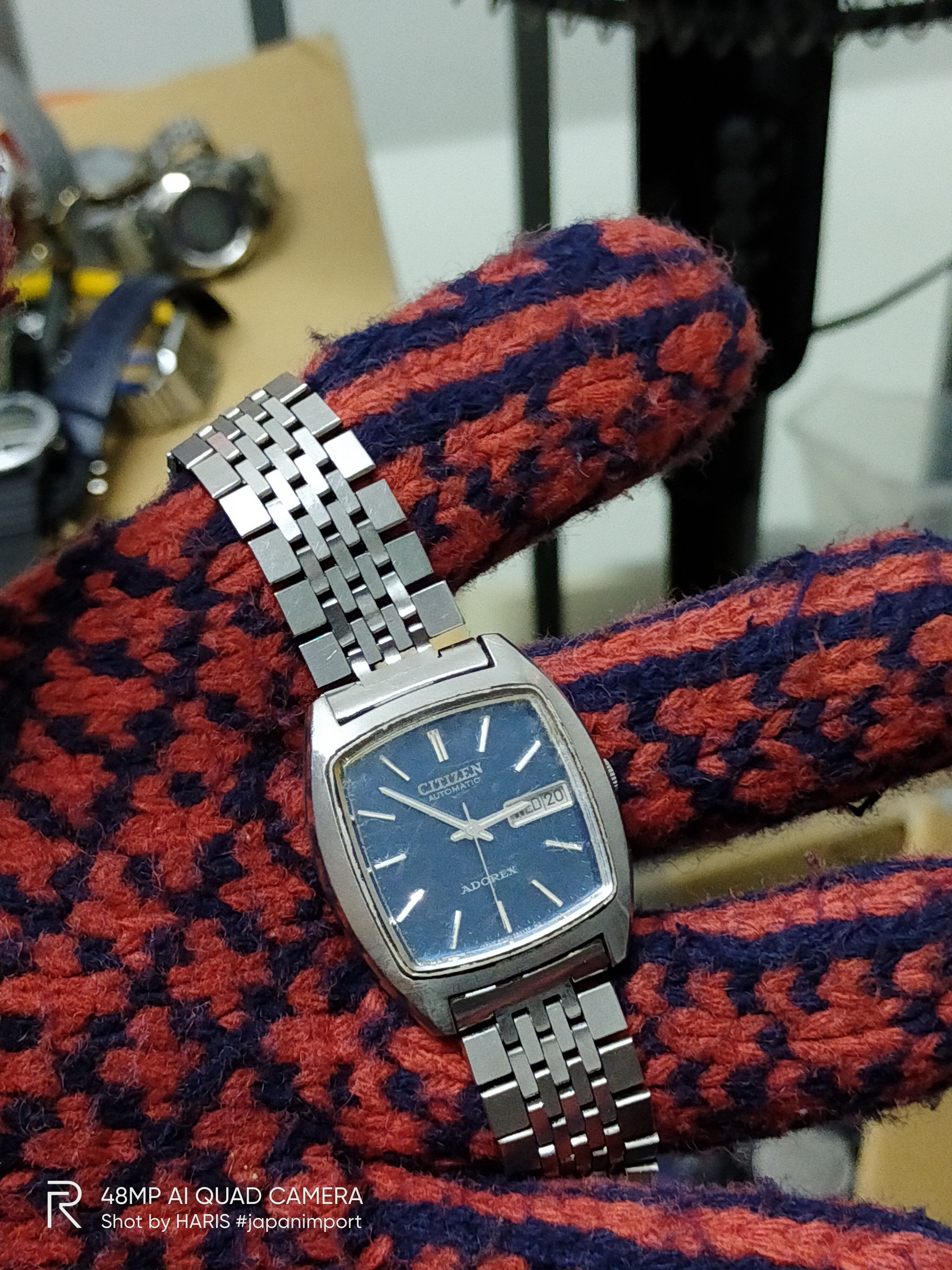 RETRO WATCH BY CITIZEN JAPAN. AUTHENTIC ITEM