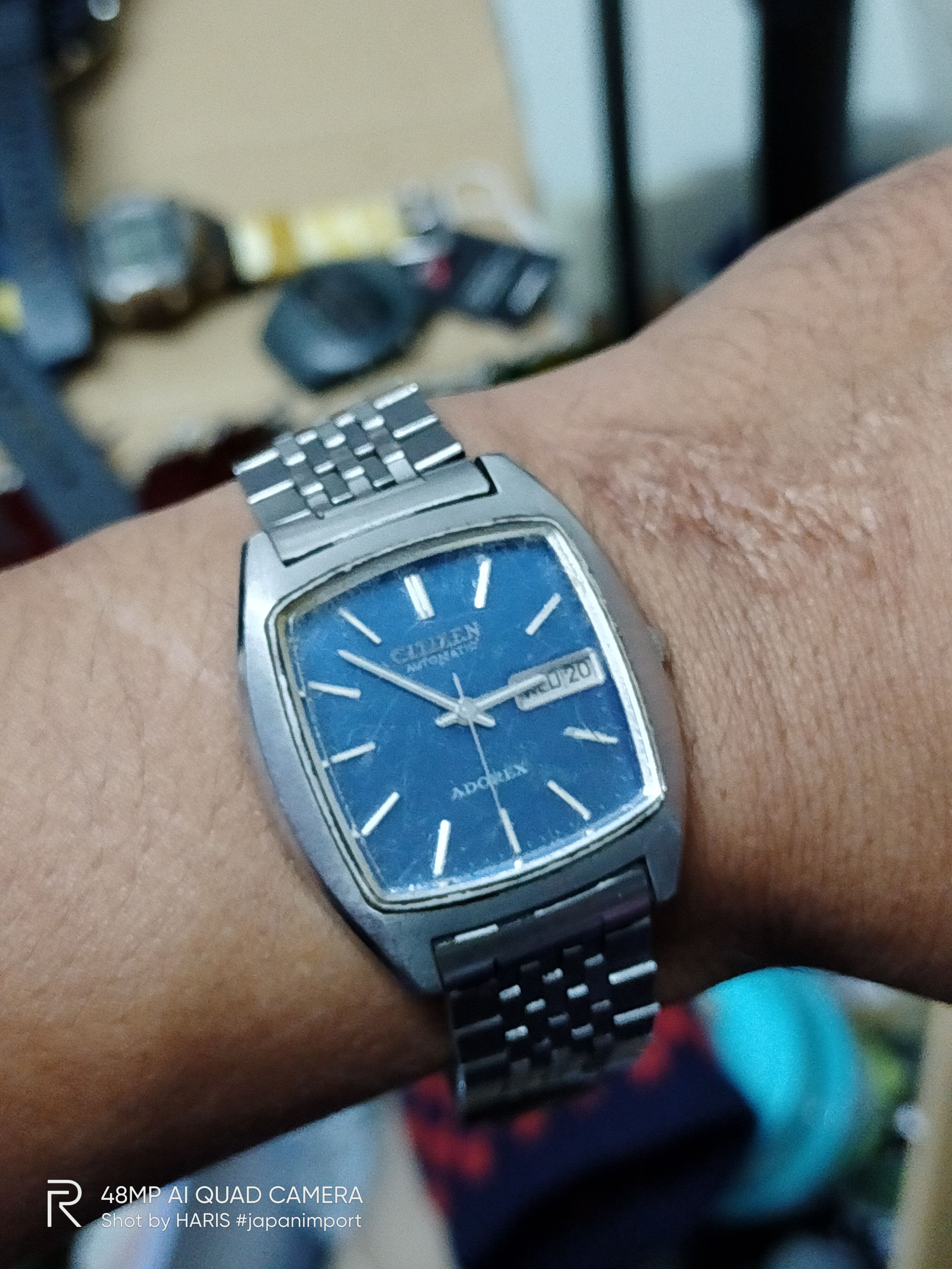 RETRO WATCH BY CITIZEN JAPAN. AUTHENTIC ITEM