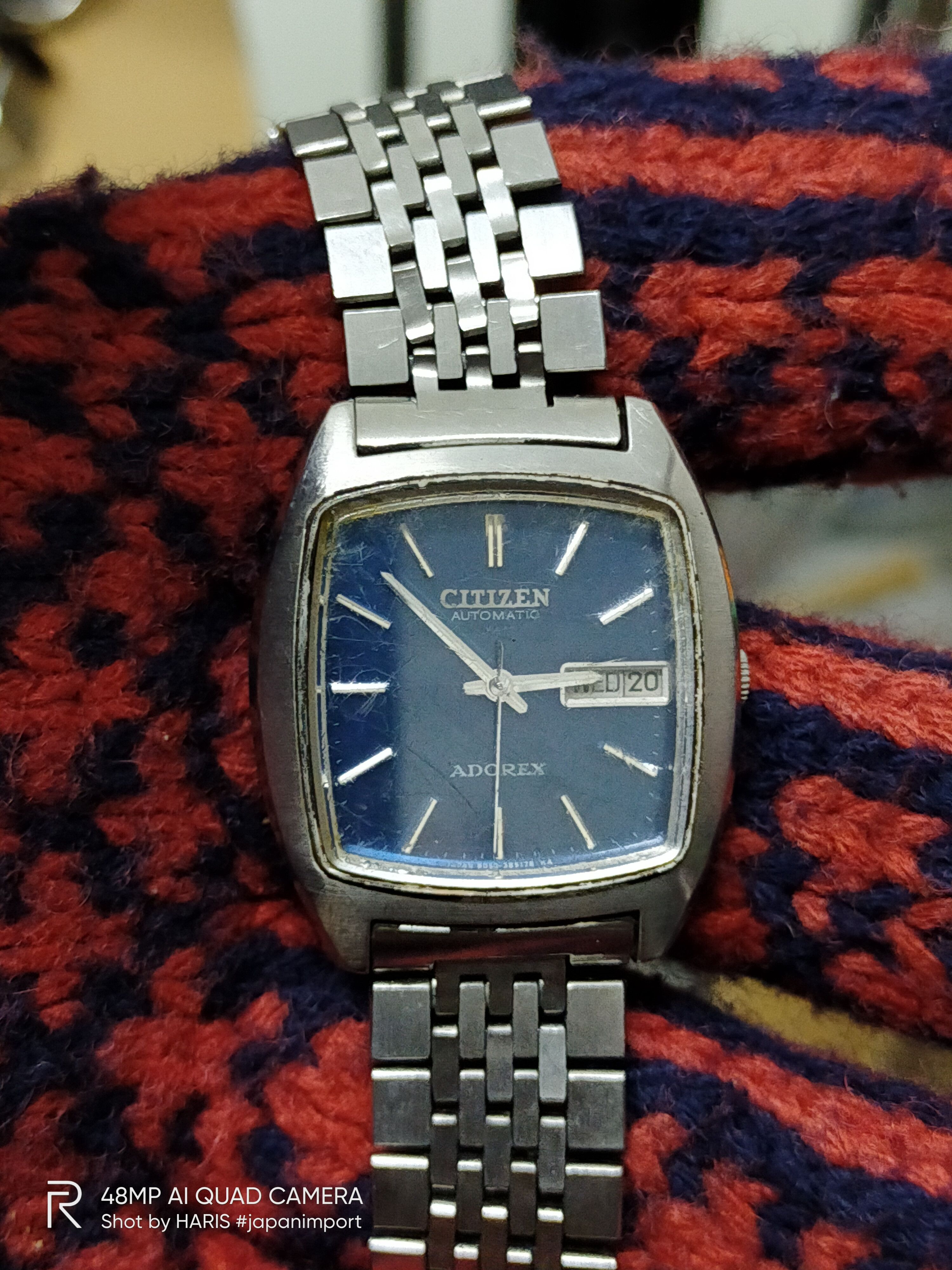RETRO WATCH BY CITIZEN JAPAN. AUTHENTIC ITEM