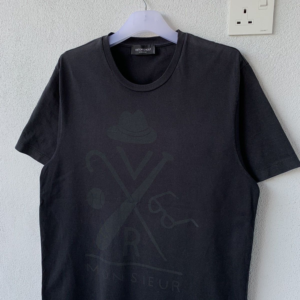 Designer × Viktor & Rolf VIKTOR & ROLF MONSIEUR t shirt spell out big logo.. Size US L / EU 52-54 / 3 - 3 Thumbnail