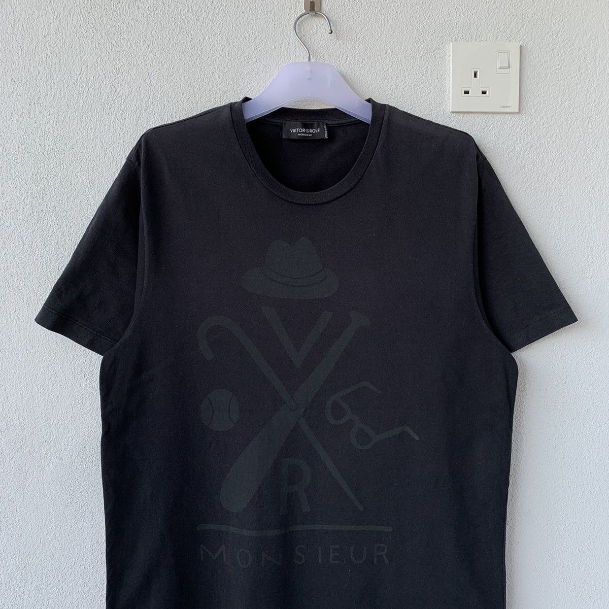Designer × Viktor & Rolf VIKTOR & ROLF MONSIEUR t shirt spell out big logo.. Size US L / EU 52-54 / 3 - 2 Thumbnail