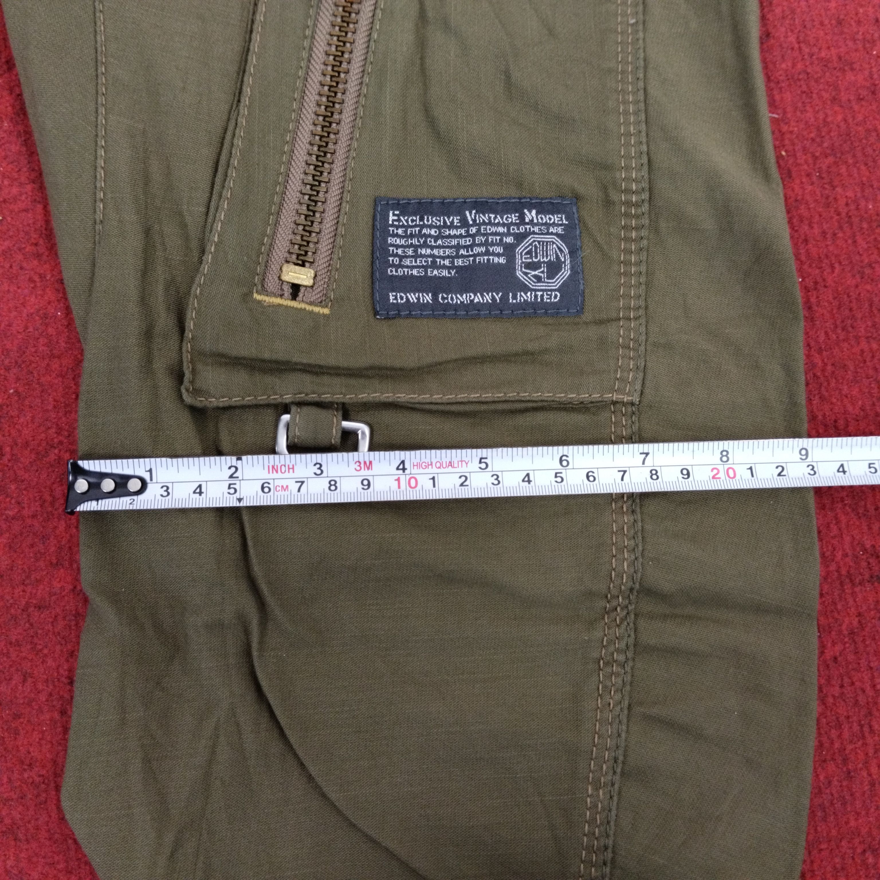Edwin × Japanese Brand × Vintage EDWIN Japanese Style Cargo Multi Pocket Pants dp1 Size US 32 / EU 48 - 19 Thumbnail