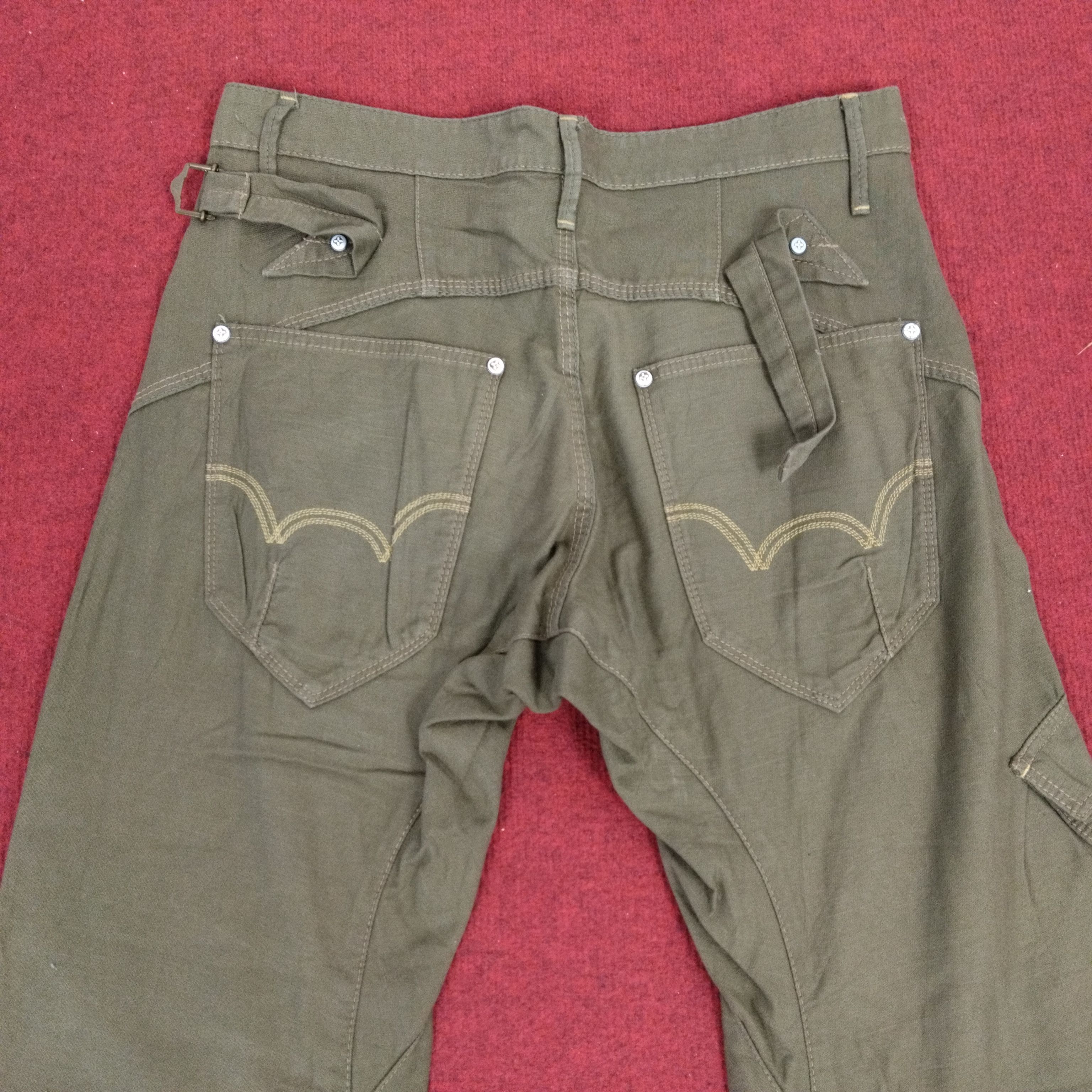 Edwin × Japanese Brand × Vintage EDWIN Japanese Style Cargo Multi Pocket Pants dp1 Size US 32 / EU 48 - 6 Thumbnail