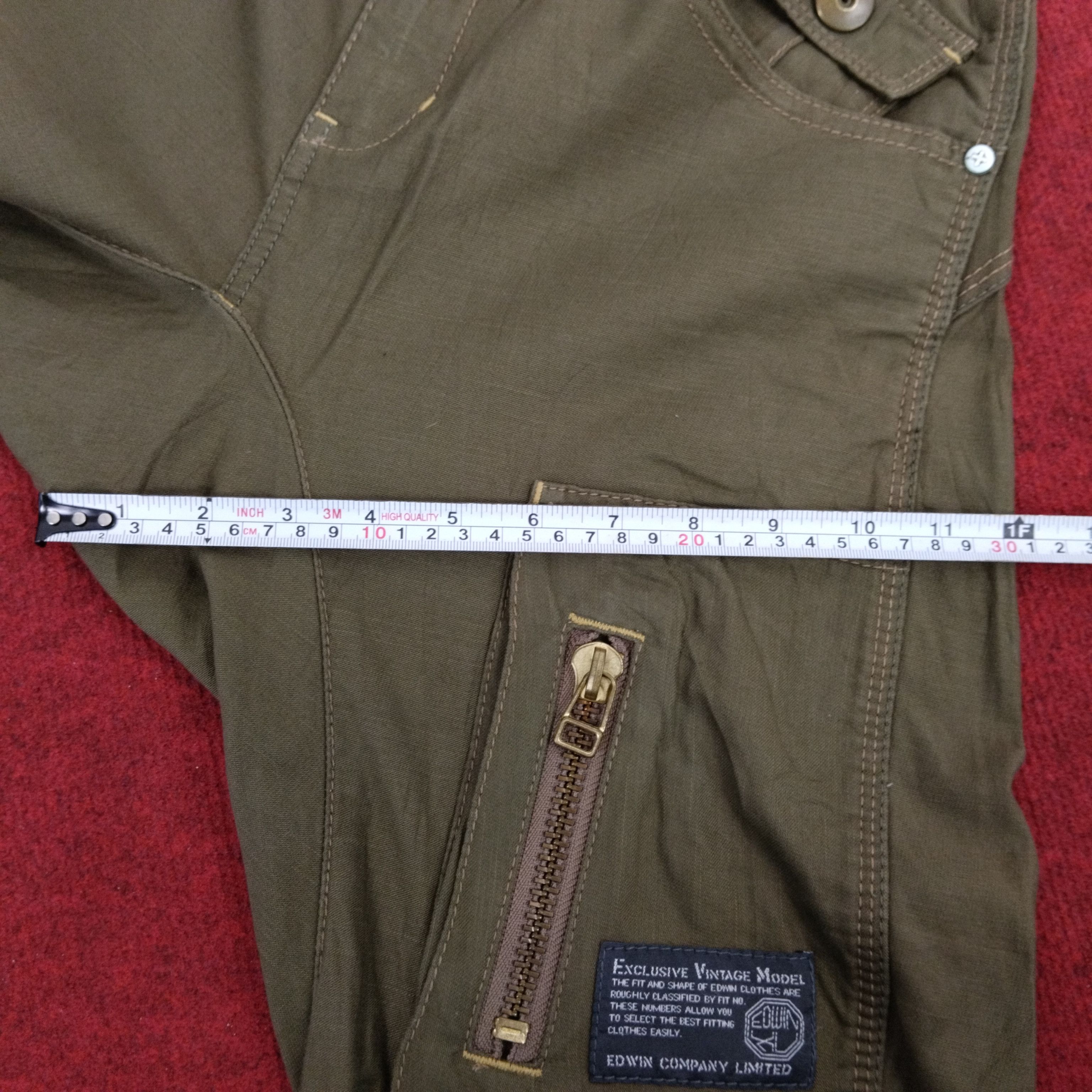 Edwin × Japanese Brand × Vintage EDWIN Japanese Style Cargo Multi Pocket Pants dp1 Size US 32 / EU 48 - 18 Thumbnail