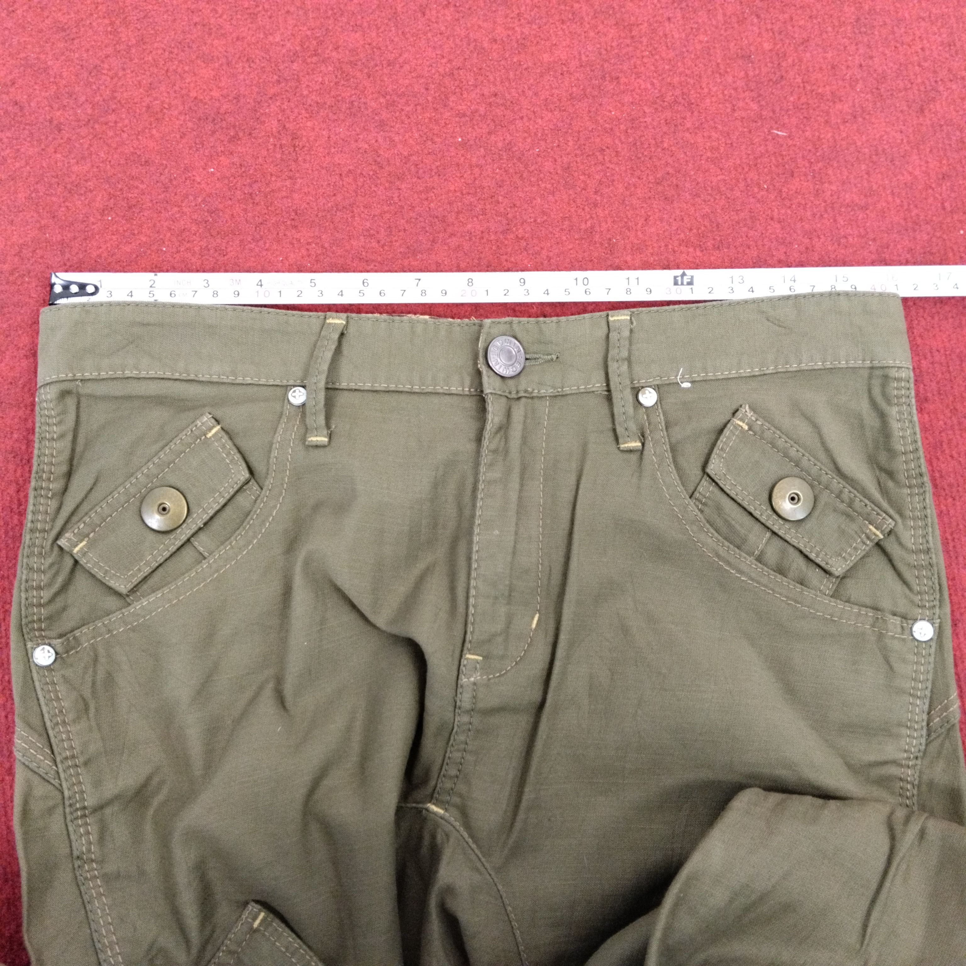 Edwin × Japanese Brand × Vintage EDWIN Japanese Style Cargo Multi Pocket Pants dp1 Size US 32 / EU 48 - 16 Thumbnail