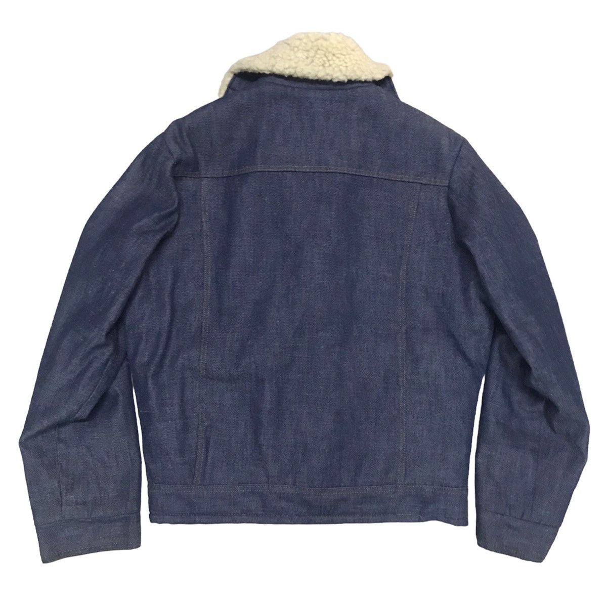 Vintage Vtg 70's 80's - Raritan Sportswear Denim Shearling Jacket Size US S / EU 44-46 / 1 - 3 Thumbnail