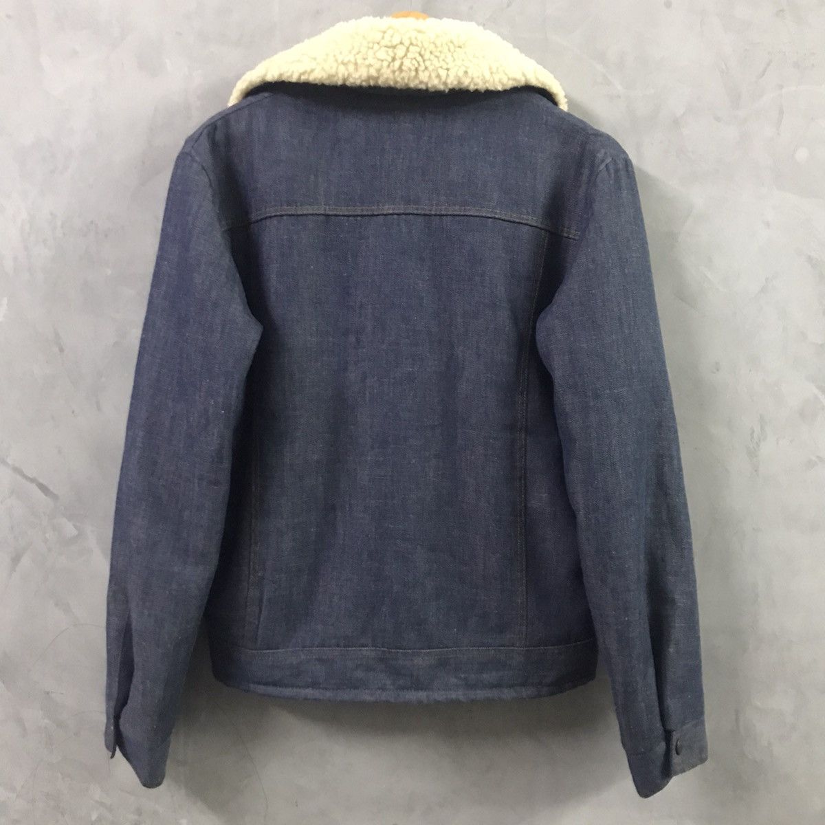 Vintage Vtg 70's 80's - Raritan Sportswear Denim Shearling Jacket Size US S / EU 44-46 / 1 - 8 Thumbnail