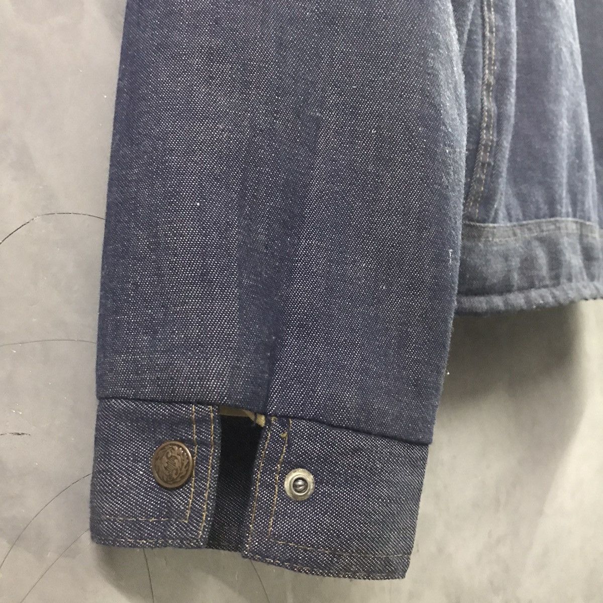 Vintage Vtg 70's 80's - Raritan Sportswear Denim Shearling Jacket Size US S / EU 44-46 / 1 - 11 Thumbnail