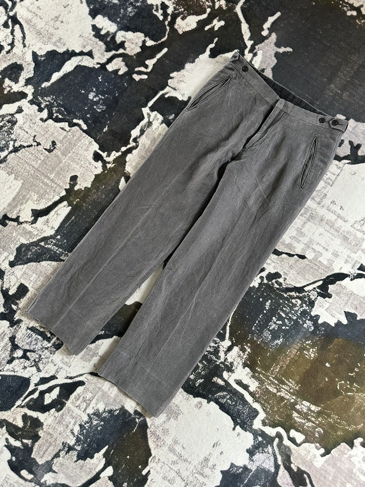 Dries Van Noten Archive Dries Van Noten Adjustable waistband pants Size US 30 / EU 46 - 2 Thumbnail