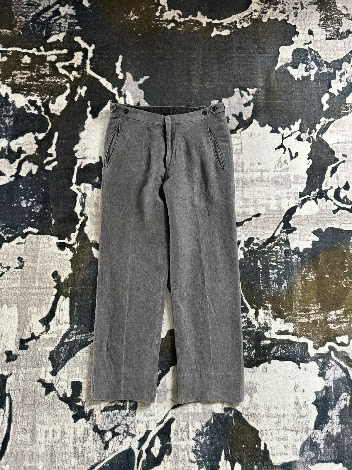 Dries Van Noten Archive Dries Van Noten Adjustable waistband pants Size US 30 / EU 46 - 1 Thumbnail
