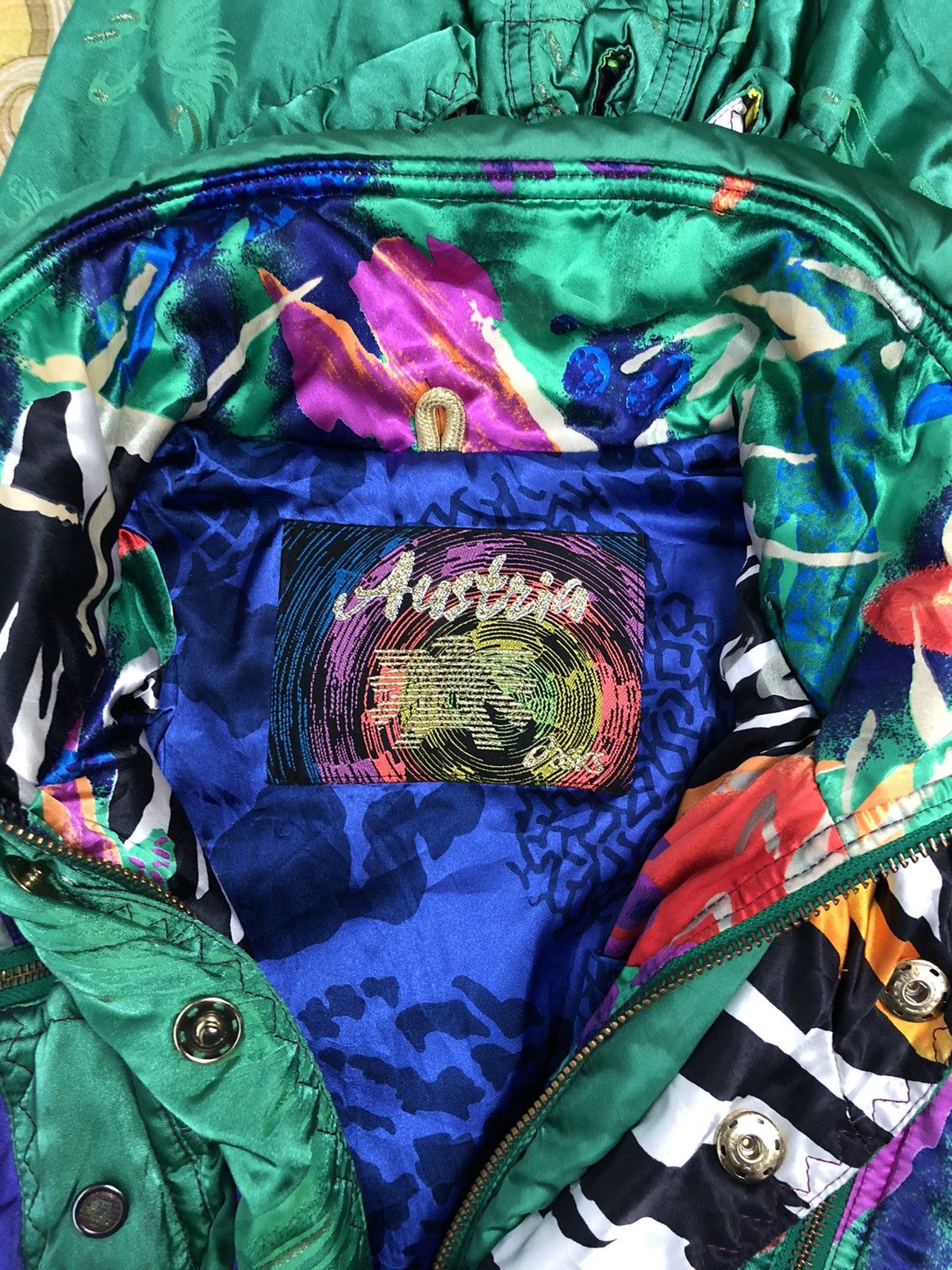 Asics × Vintage 💥Crazy Design💥Vintage 90s Asics Ski Wear Abstract Design Size US L / EU 52-54 / 3 - 9 Thumbnail