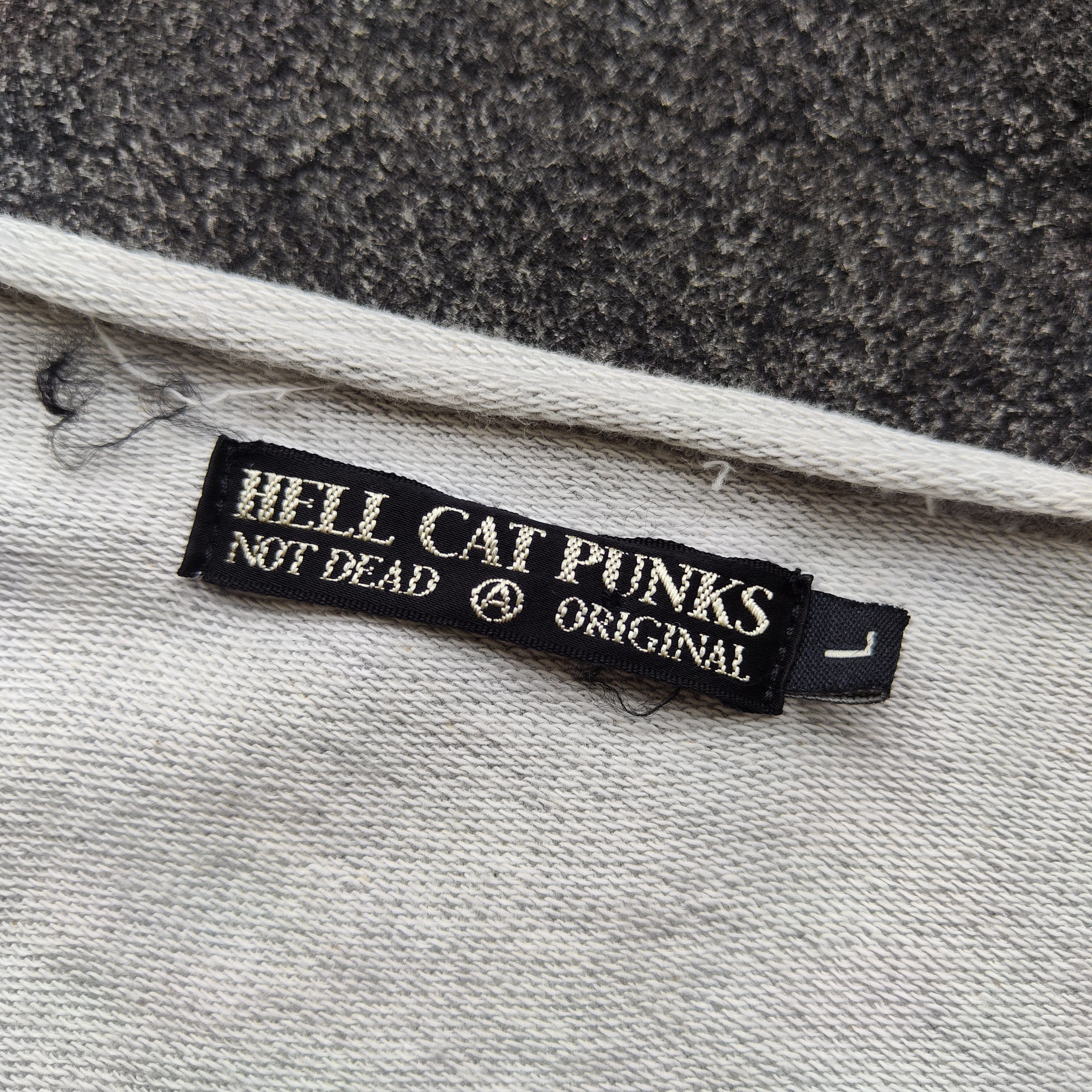 Japanese Brand × Vintage Hell Cat Punks Cardigan Size US L / EU 52-54 / 3 - 5 Thumbnail