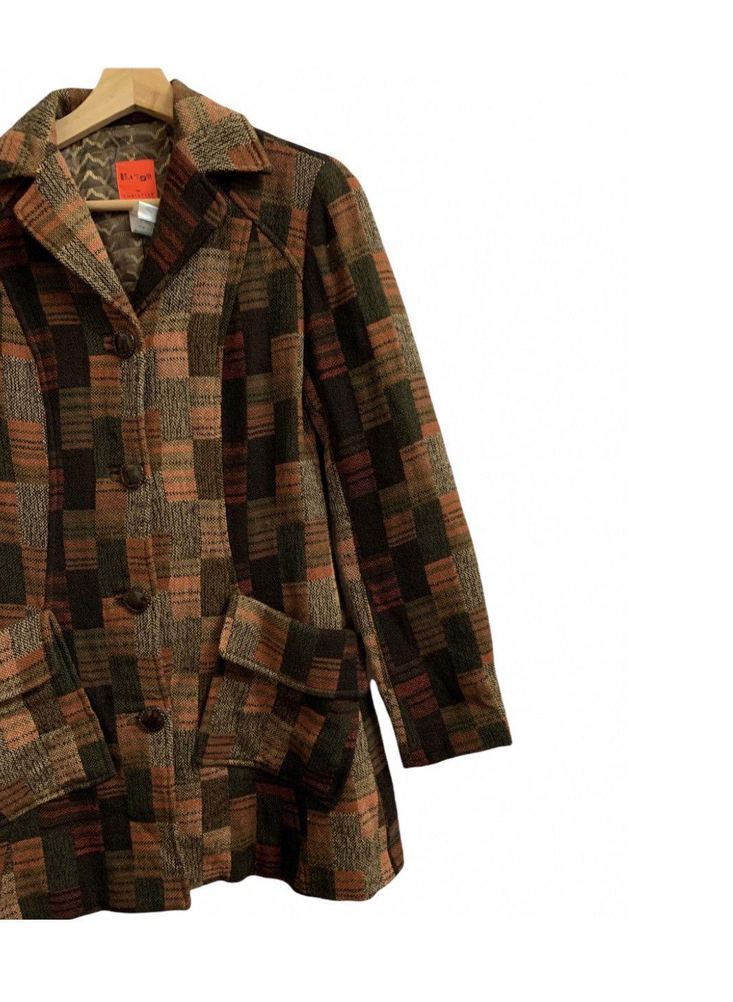 Christian Lacroix Christian Lacroix Wool Patchwork Jacket Size S / US 4 / IT 40 - 3 Thumbnail