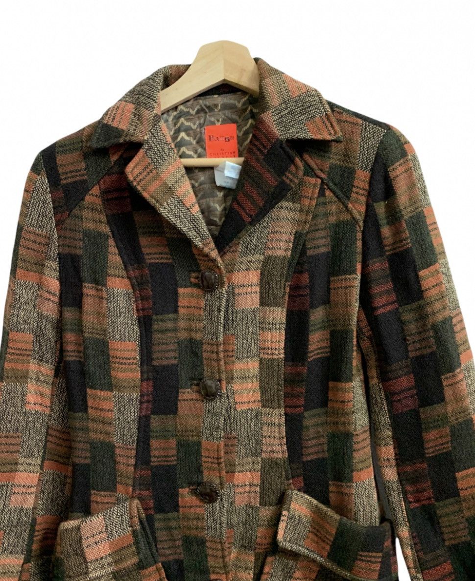 Christian Lacroix Christian Lacroix Wool Patchwork Jacket Size S / US 4 / IT 40 - 6 Thumbnail